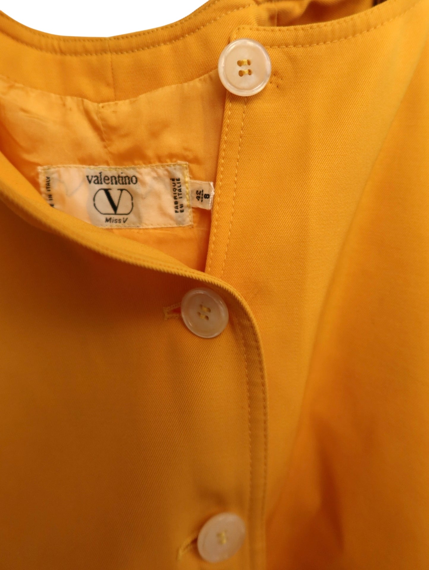 Valentino yellow blazer “as is” size IT42.