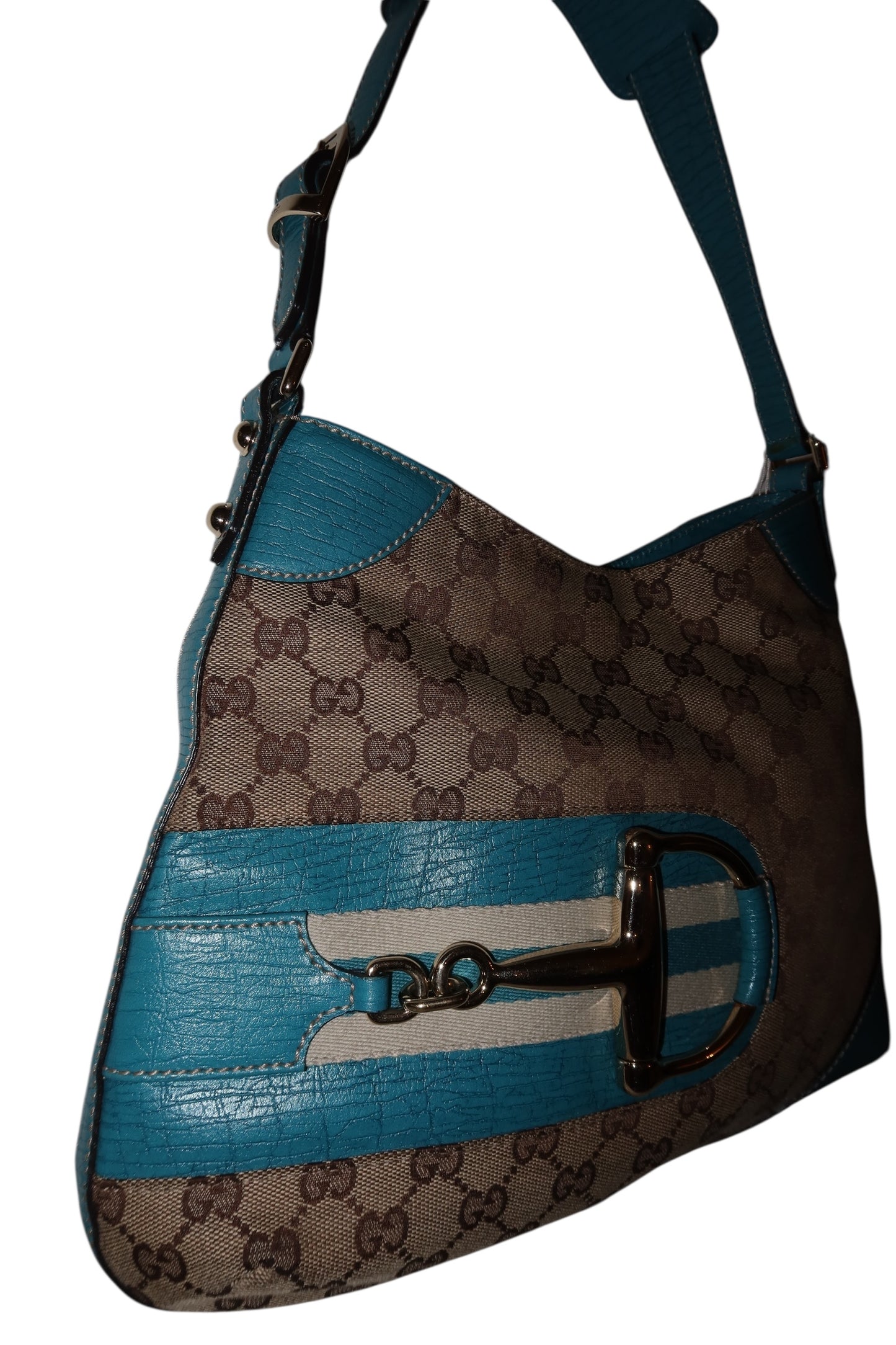 Gucci blue Hasler bag