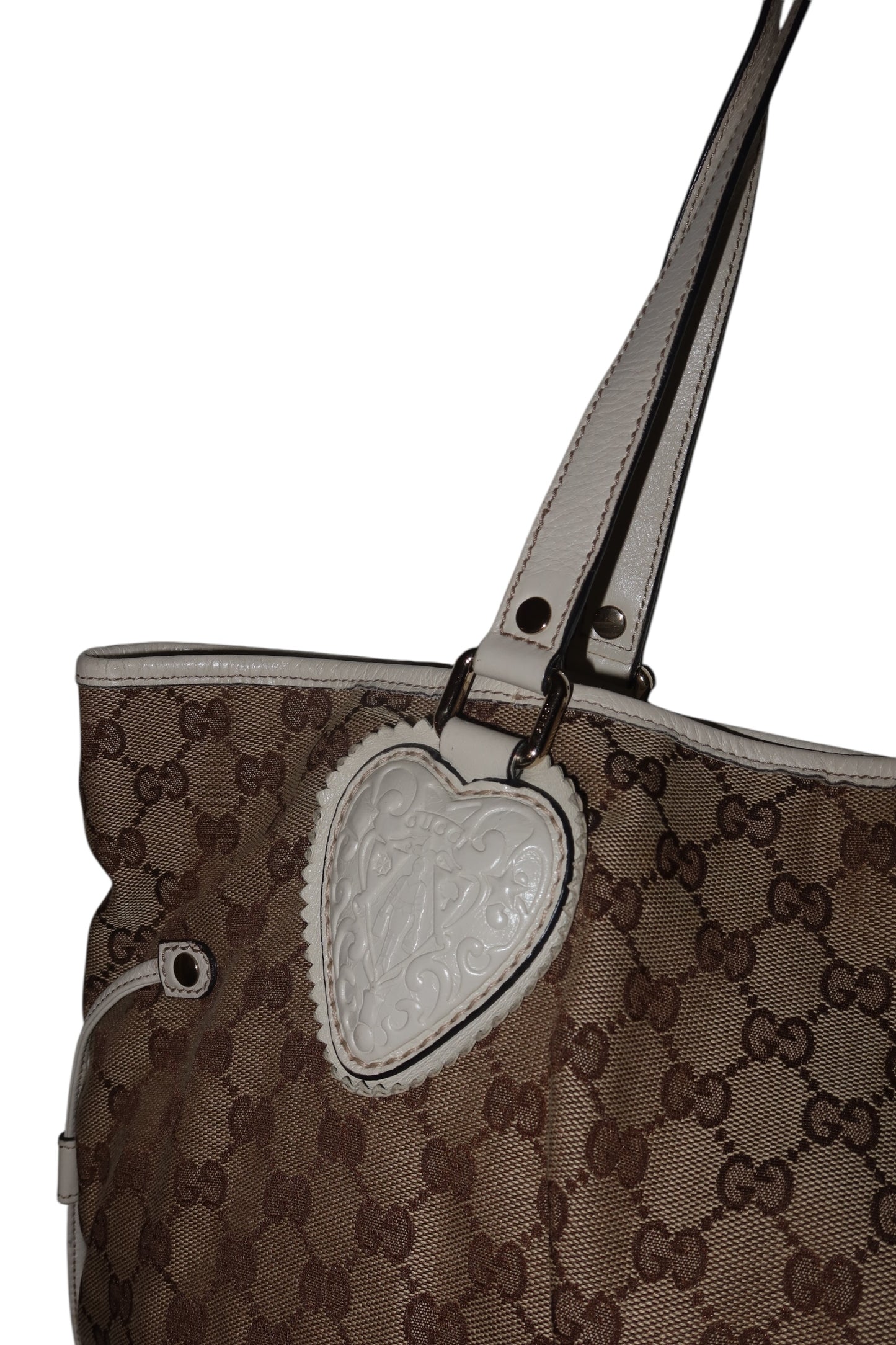 Gucci large white Tribeca tote bag