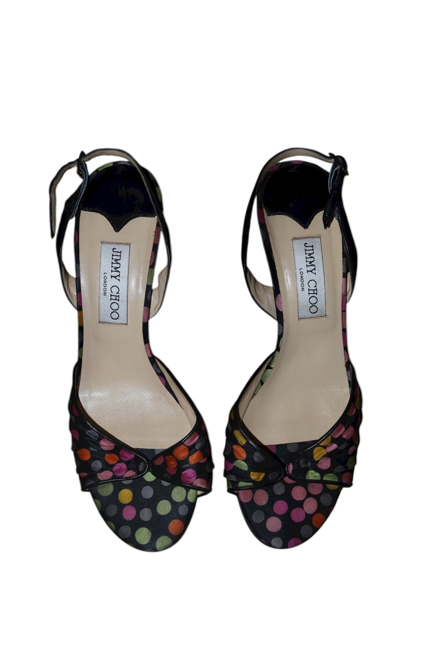 Jimmy Choo multi color polka dot heels (39)