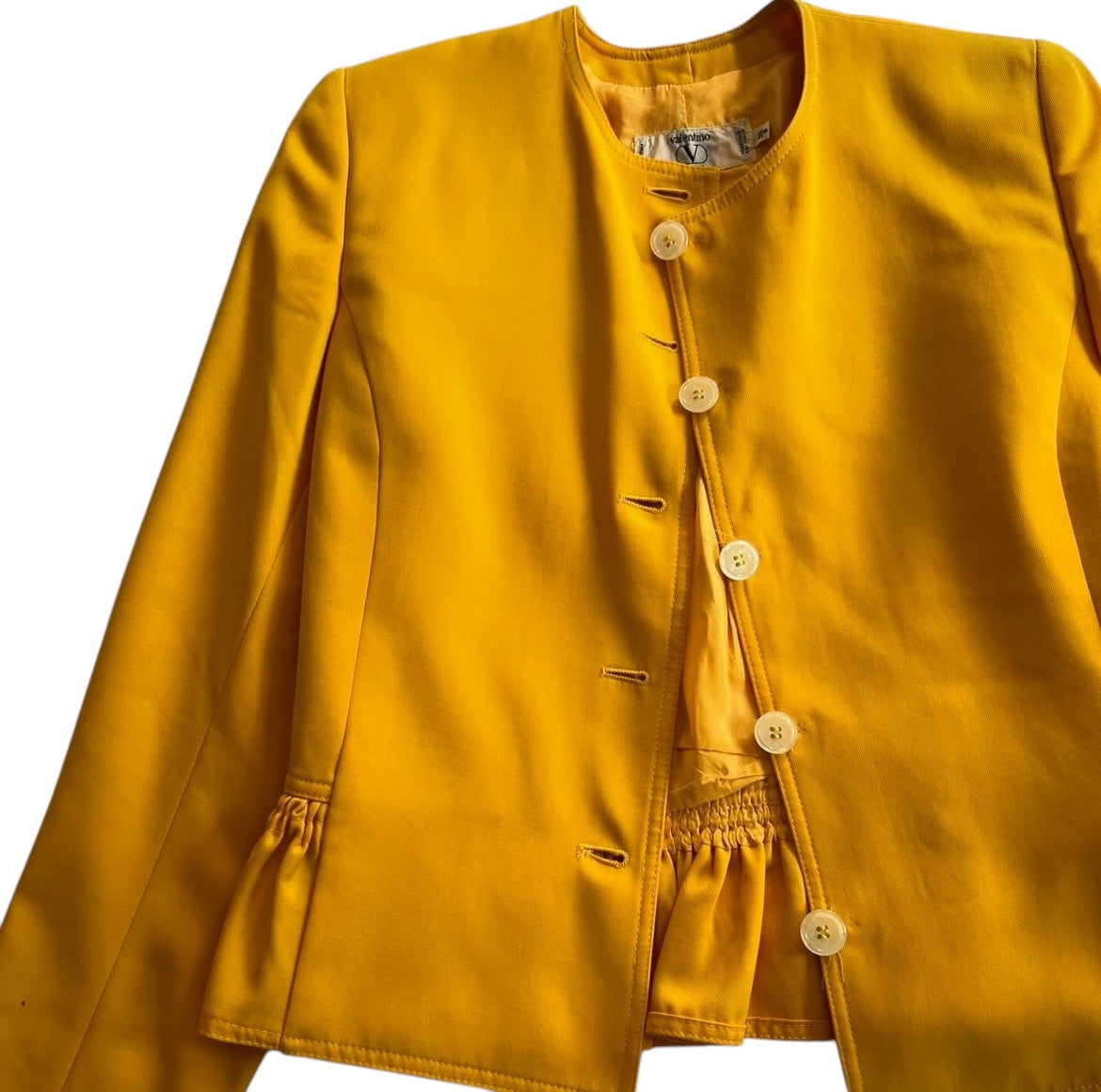 Valentino yellow blazer “as is” size IT42.