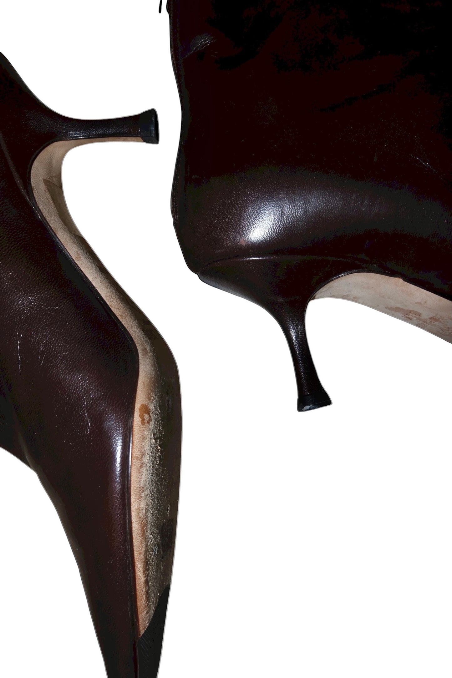 Jimmy Choo dark brown booties (35.5)