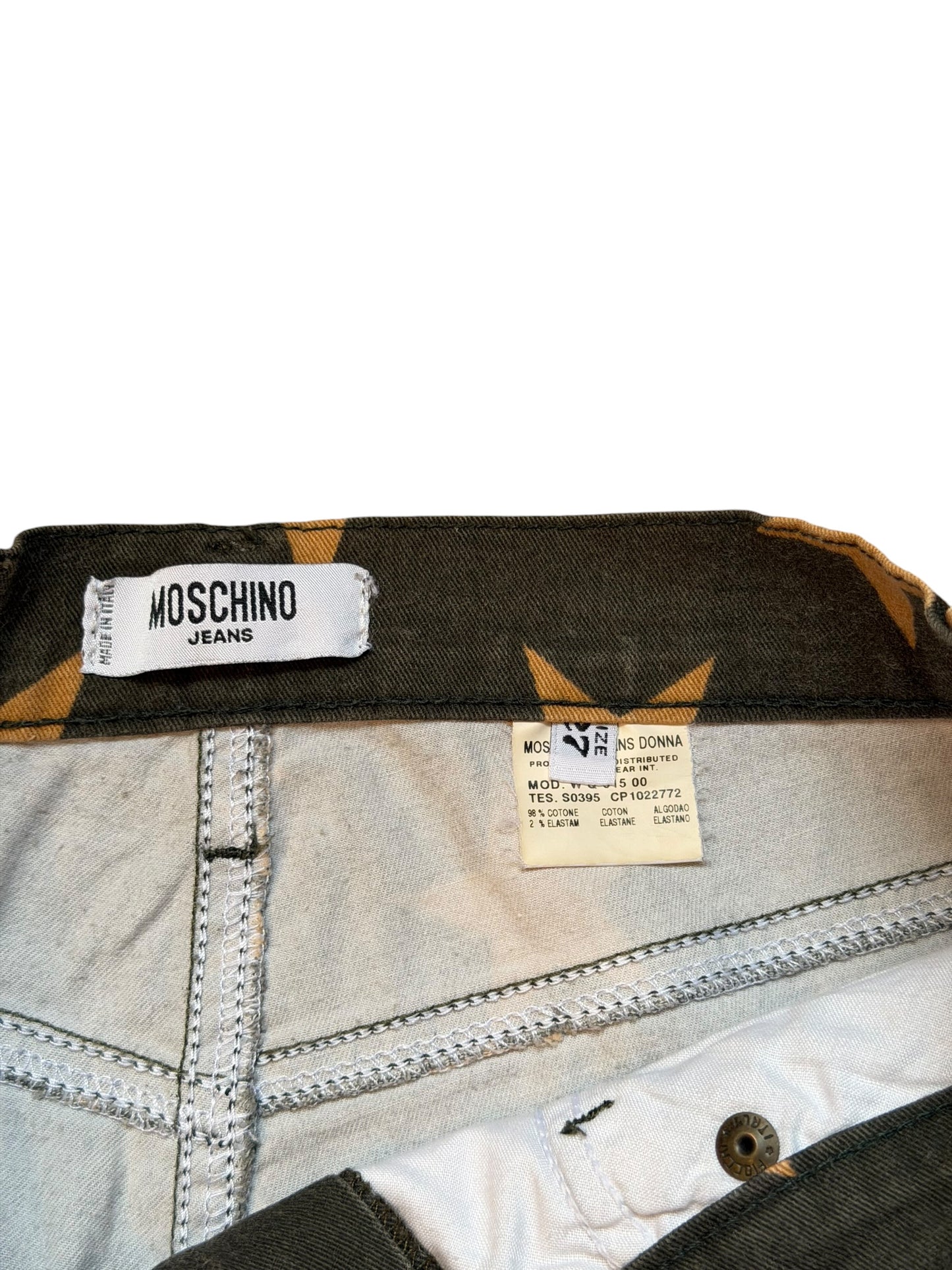 Moschino denim star pants