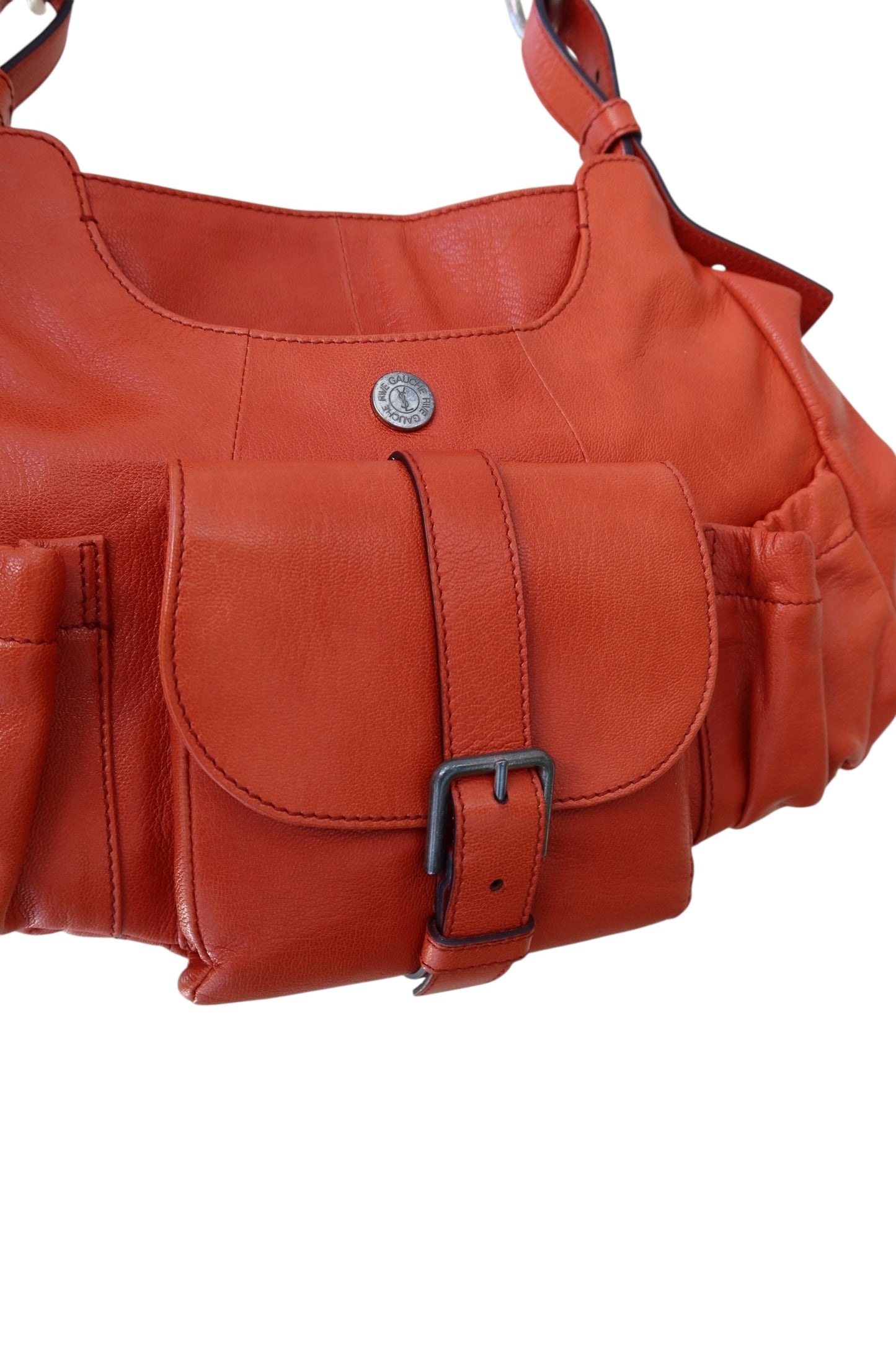 Yves Saint Laurent Mala Mala orange bag