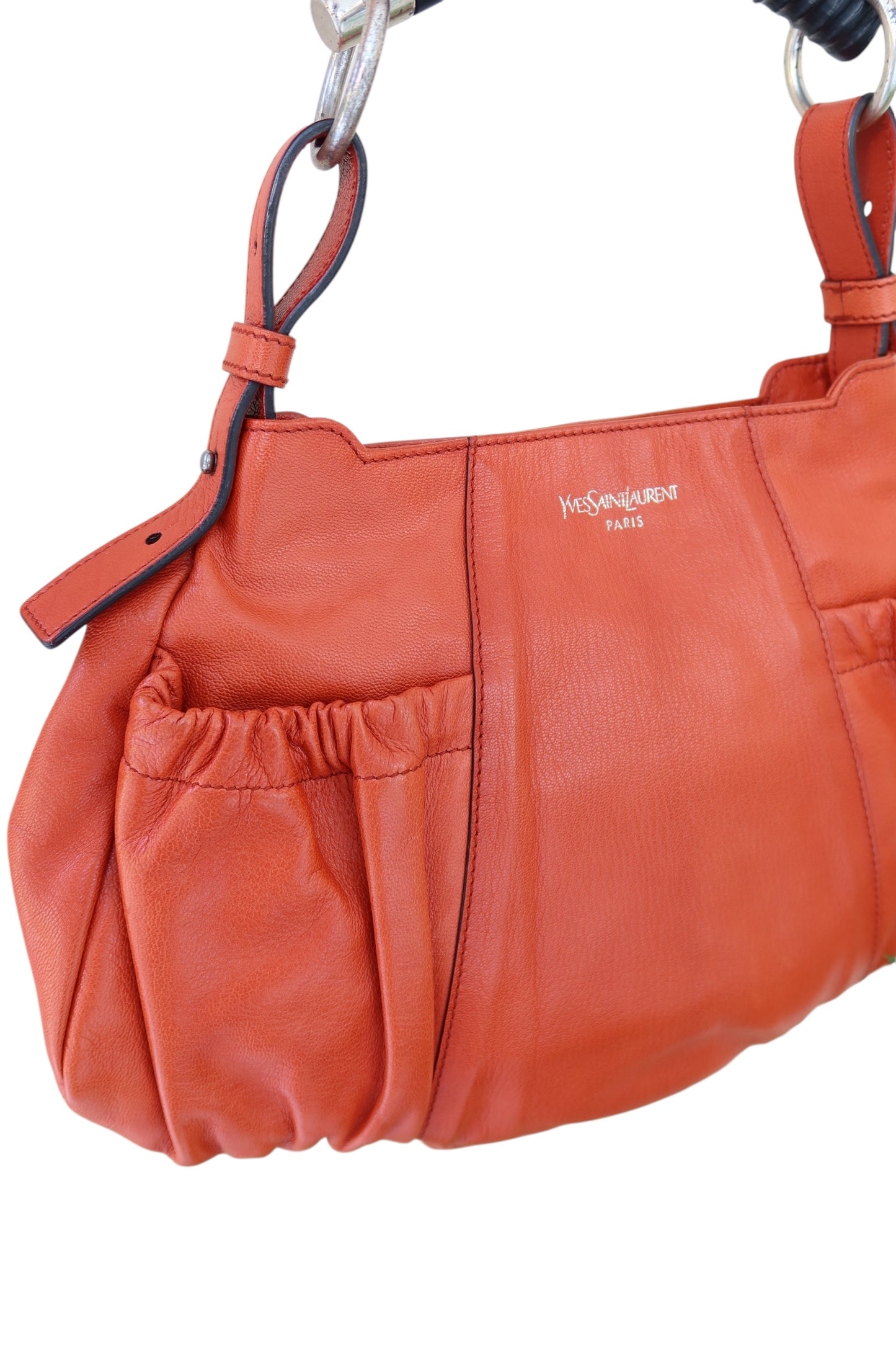 Yves Saint Laurent Mala Mala orange bag