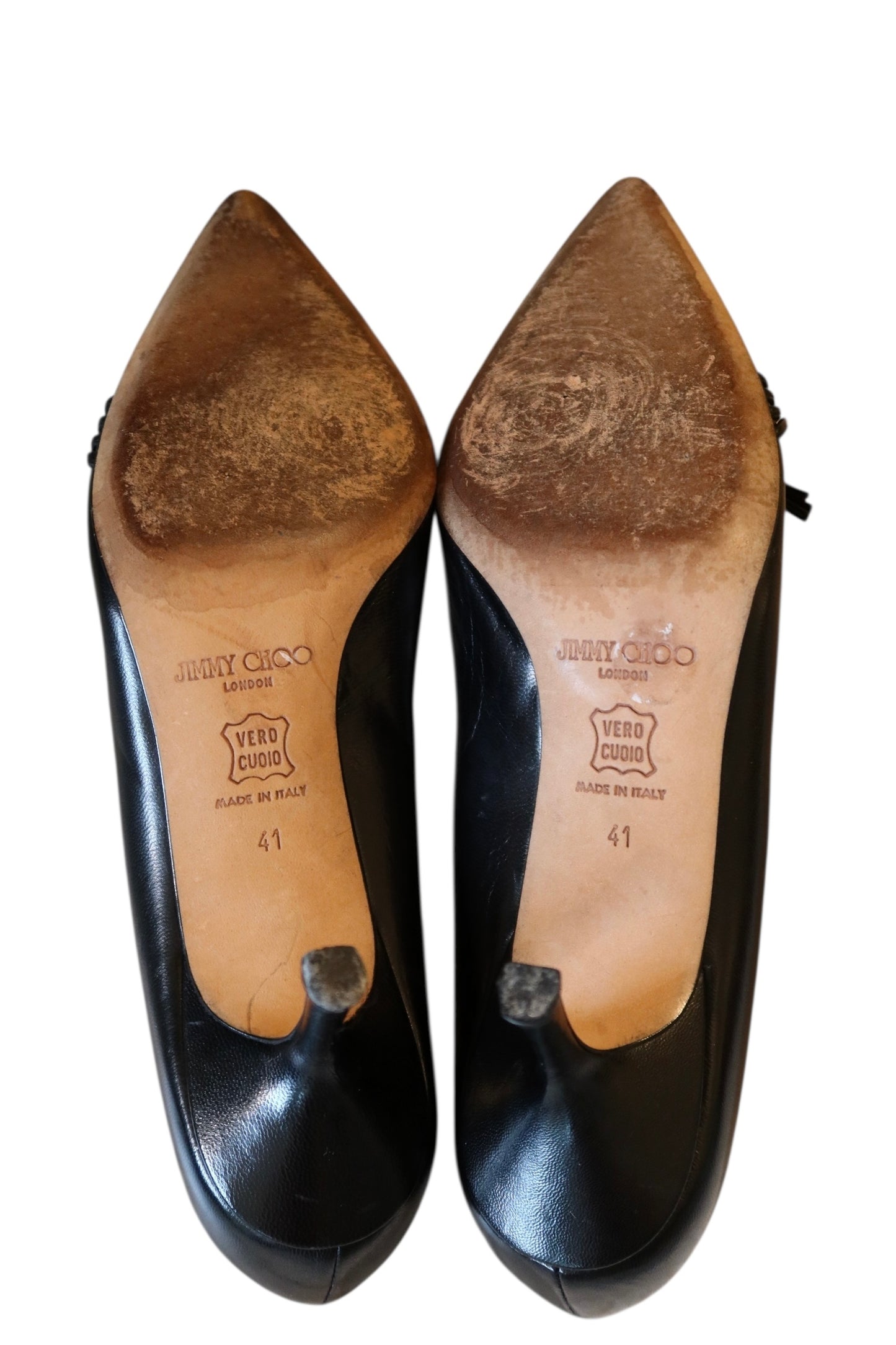 Jimmy Choo black heels with string bow (41)