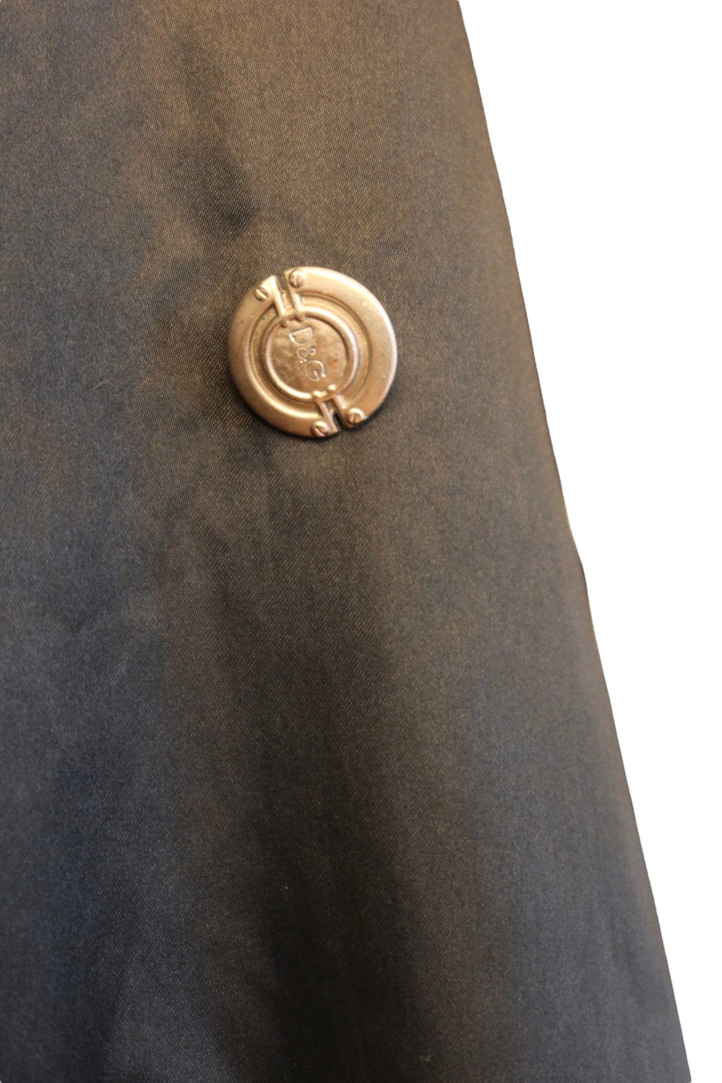 Dolce & Gabbana black trench coat size M