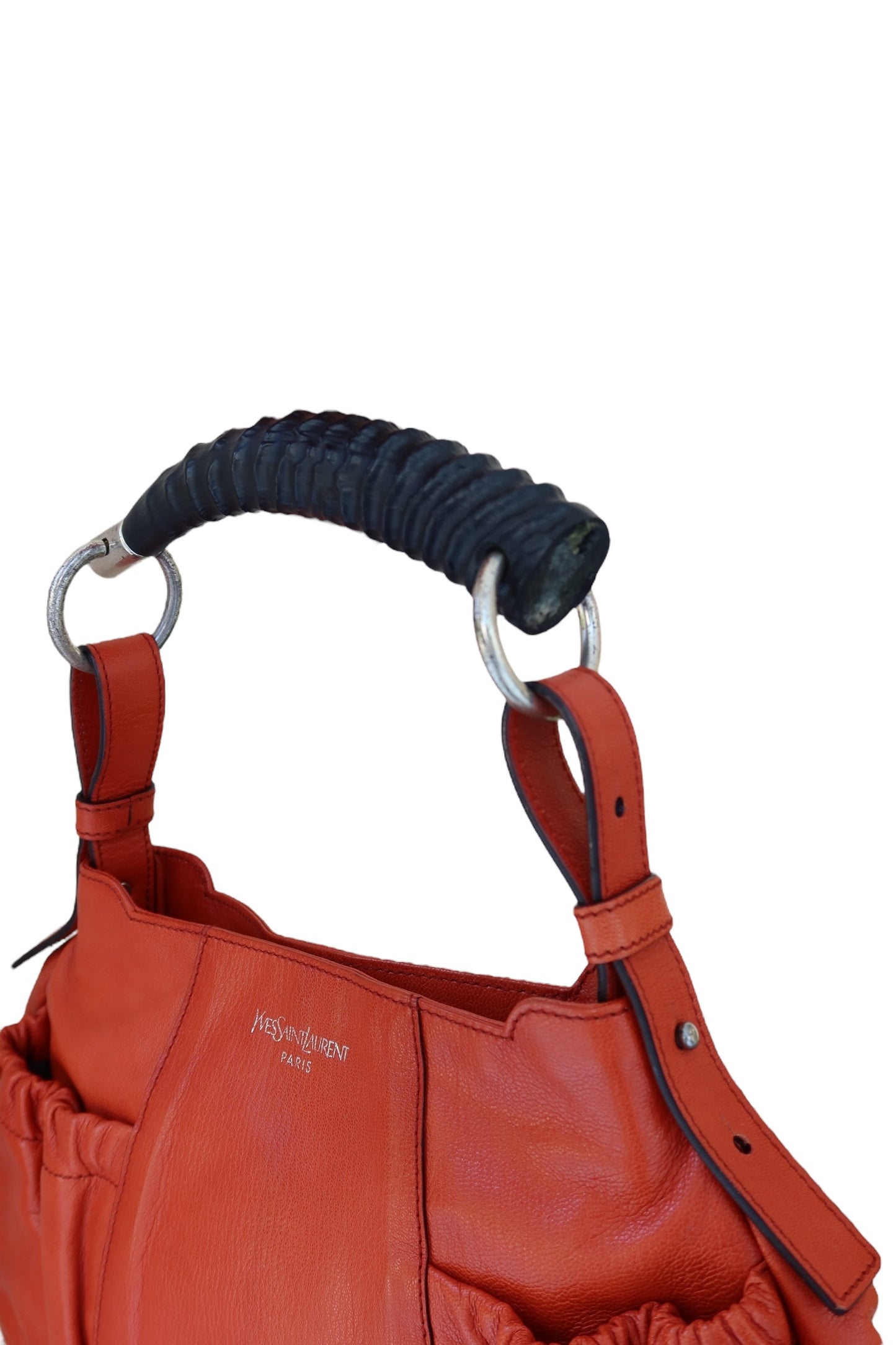 Yves Saint Laurent Mala Mala orange bag