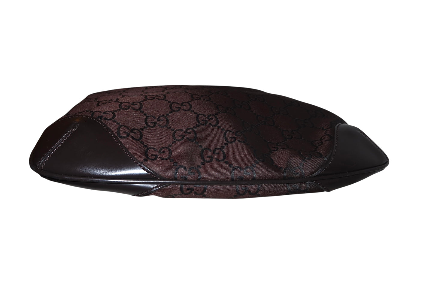 Gucci brown GG nylon shoulder bag