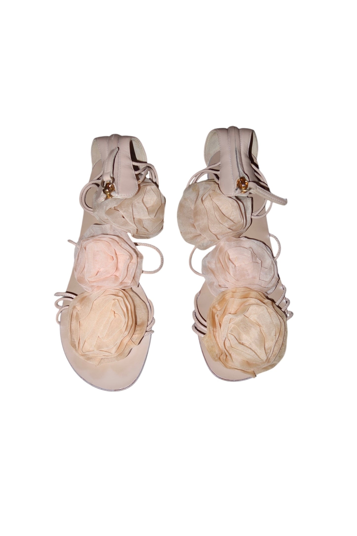 Giuseppe Zanotti pink/nude flowers sandals (37)