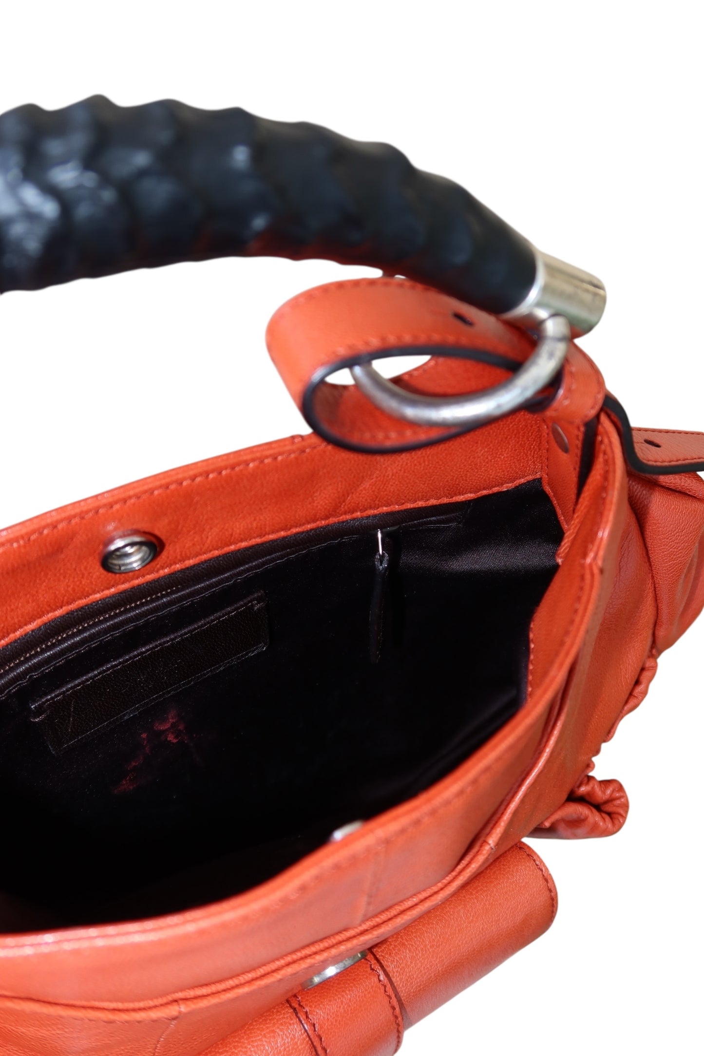 Yves Saint Laurent Mala Mala orange bag