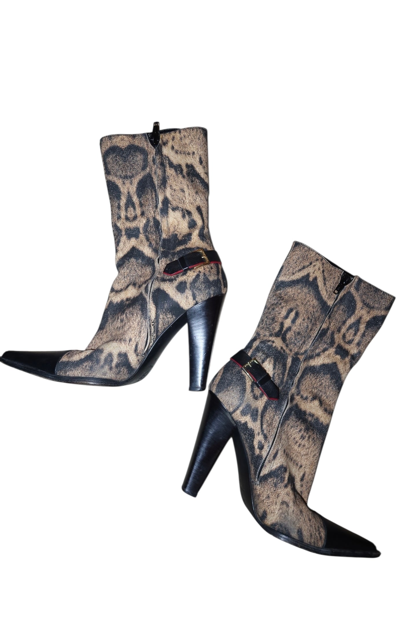 Roberto Cavalli Leopard boots (37)