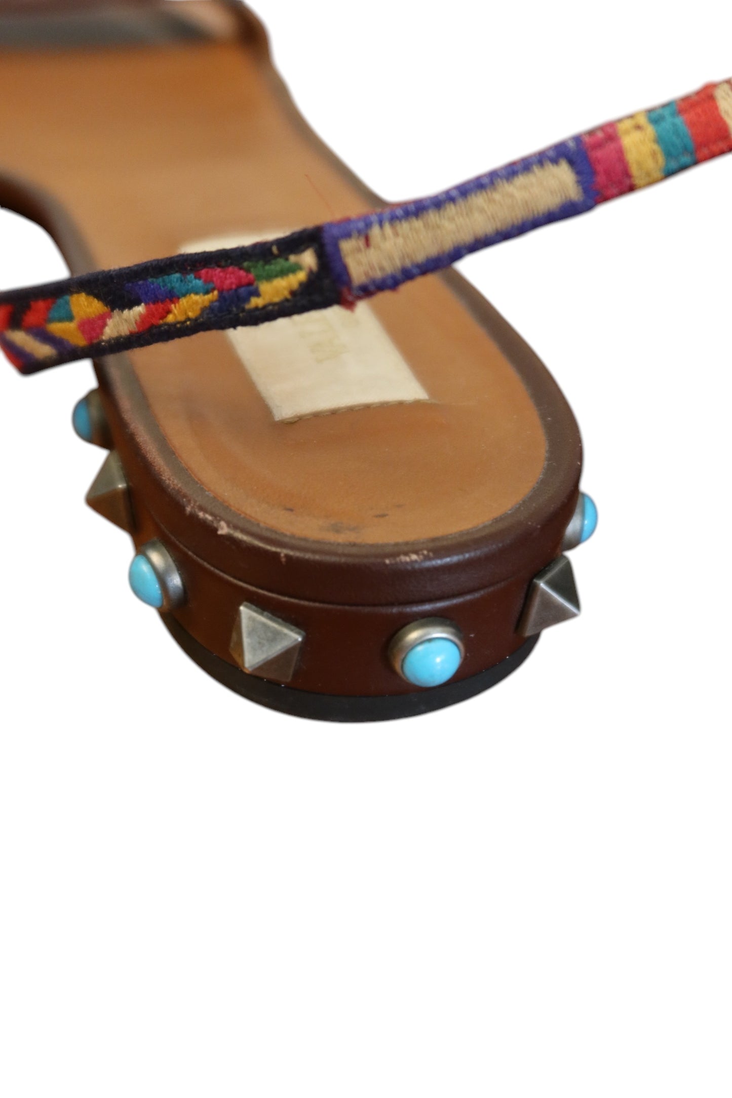 Valentino Aztec style rockstud sandals (39)