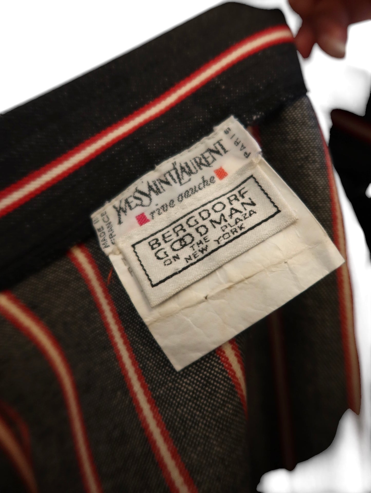 Yves Saint Laurent striped skirt