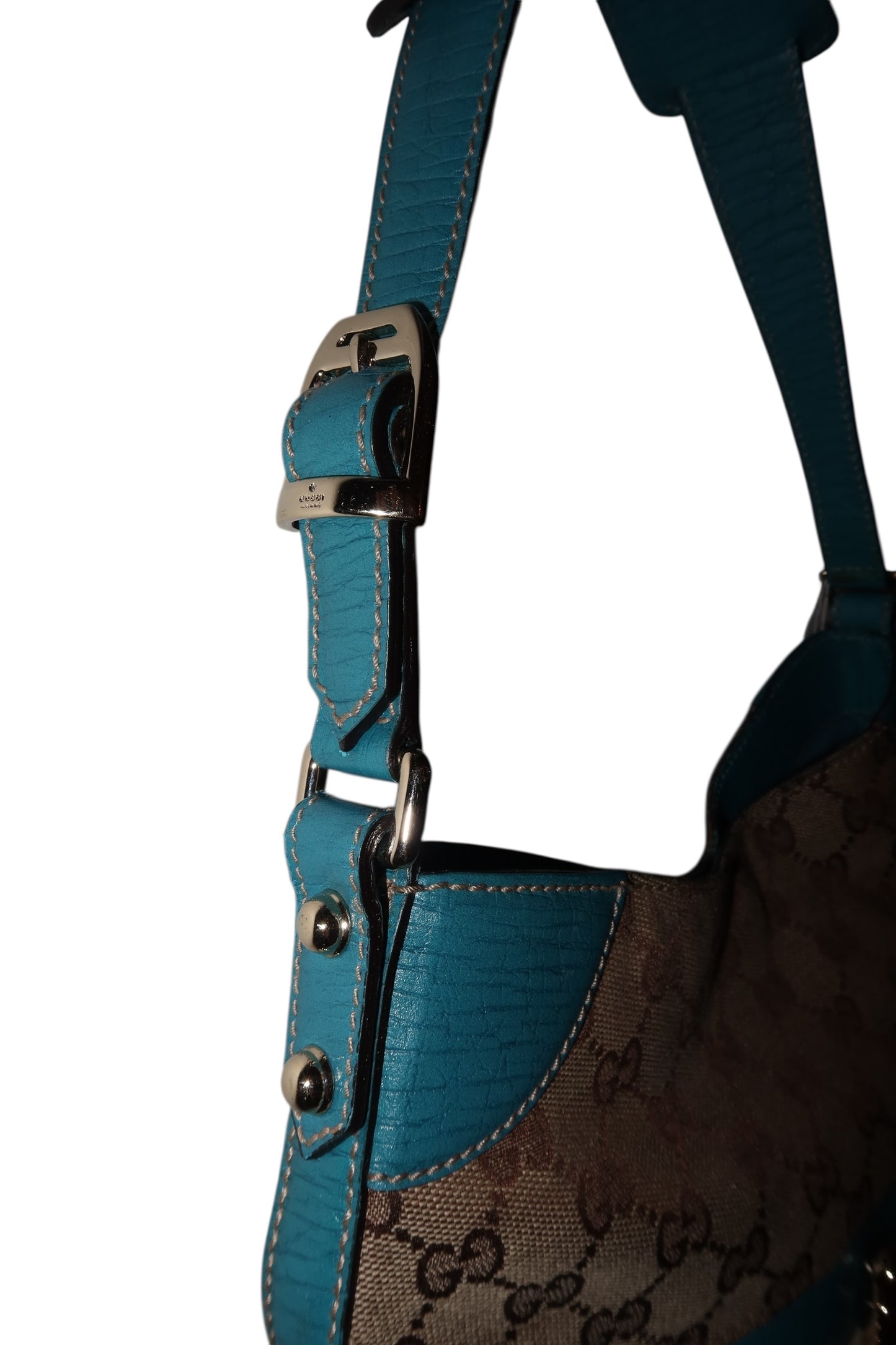 Gucci blue Hasler bag