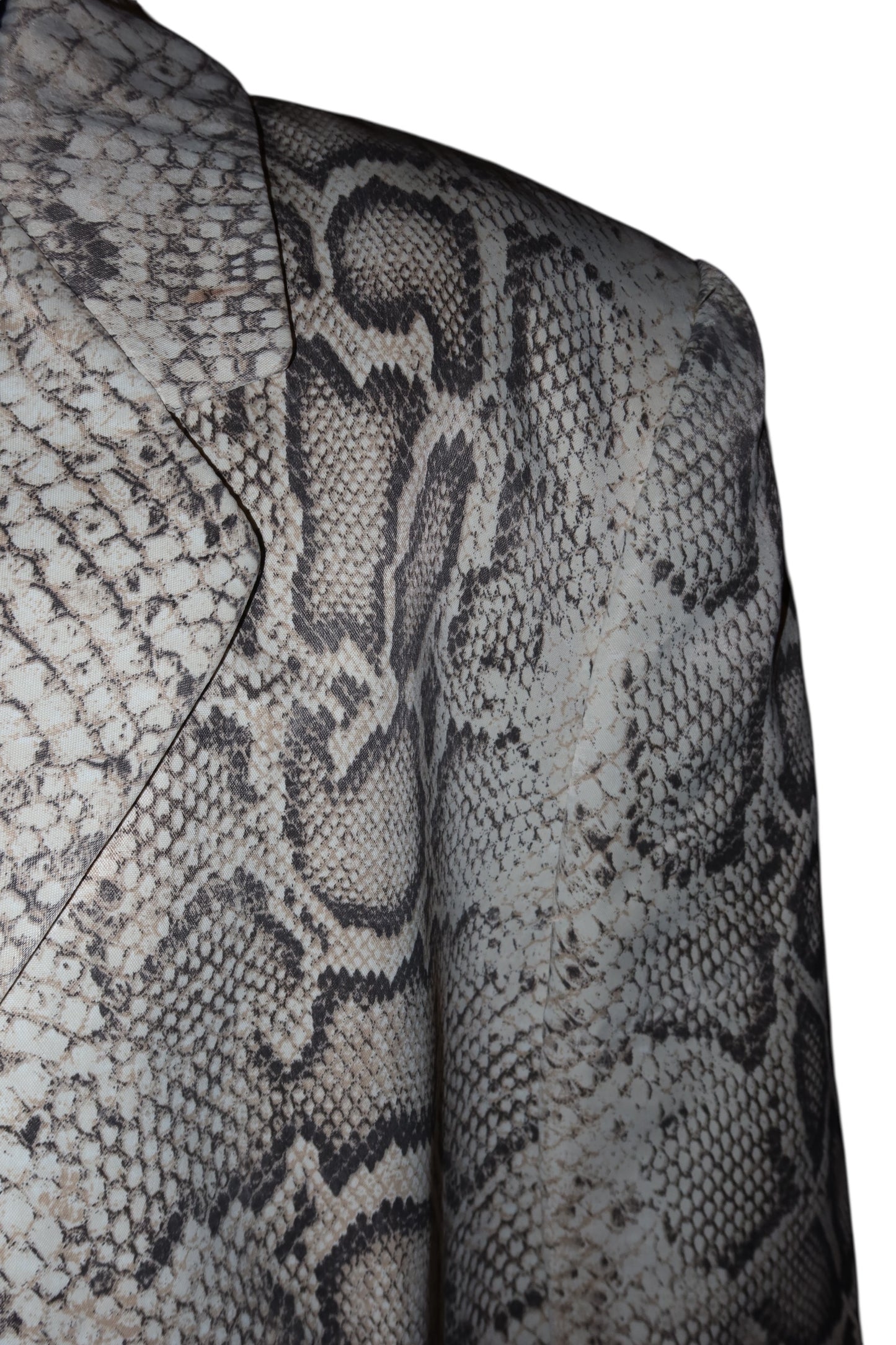 Roberto Cavalli python print blazer (L)