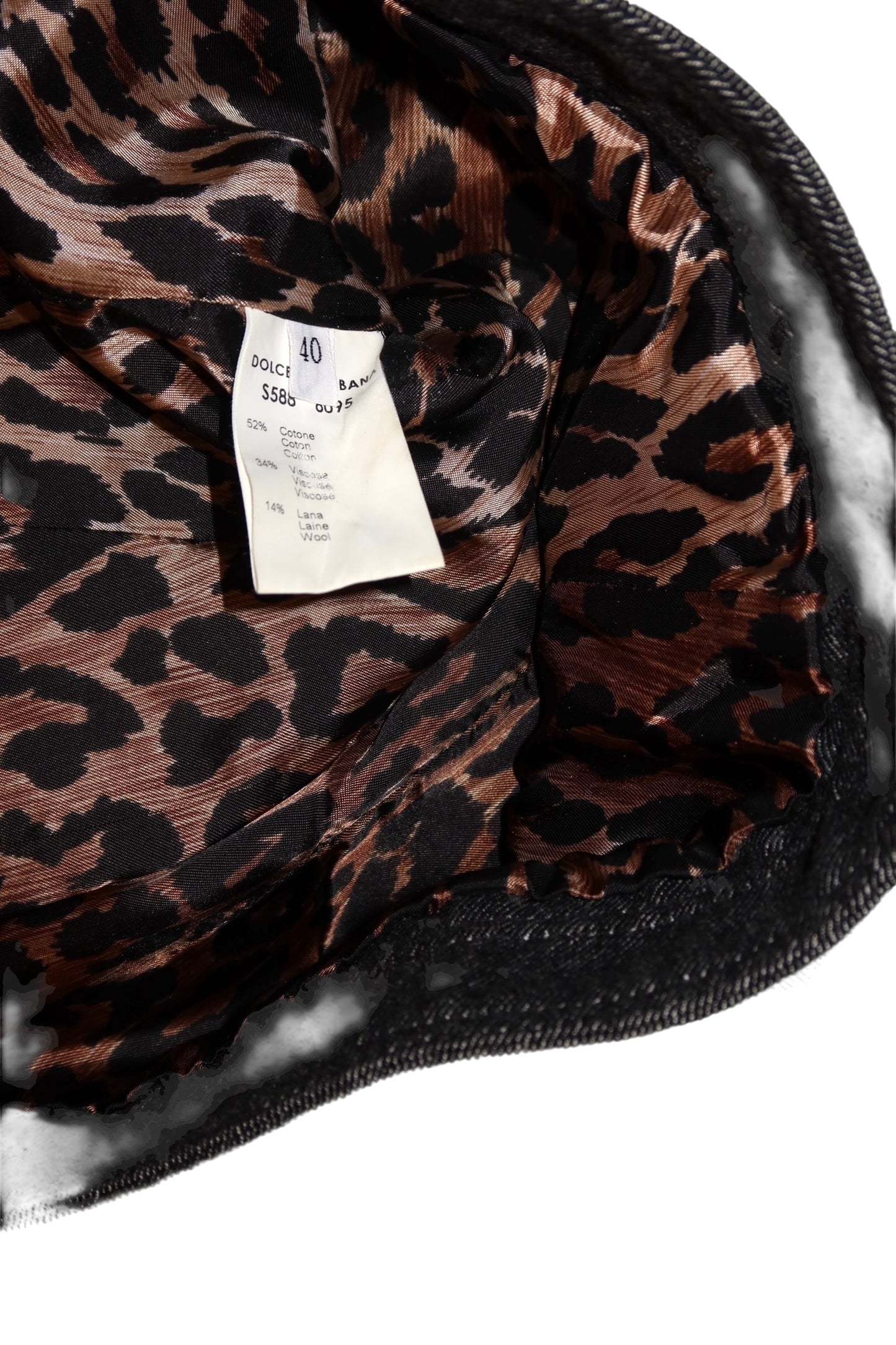 Dolce & Gabbana denim jacket with red stitching (40)