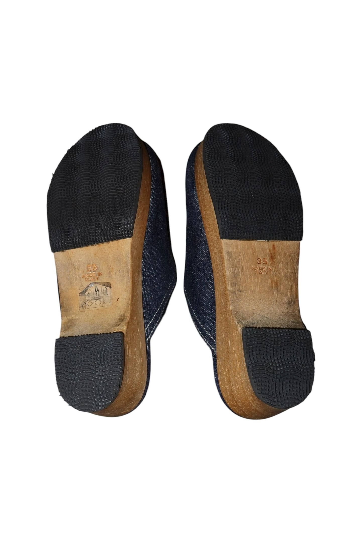 Chanel denim CC clogs (35)