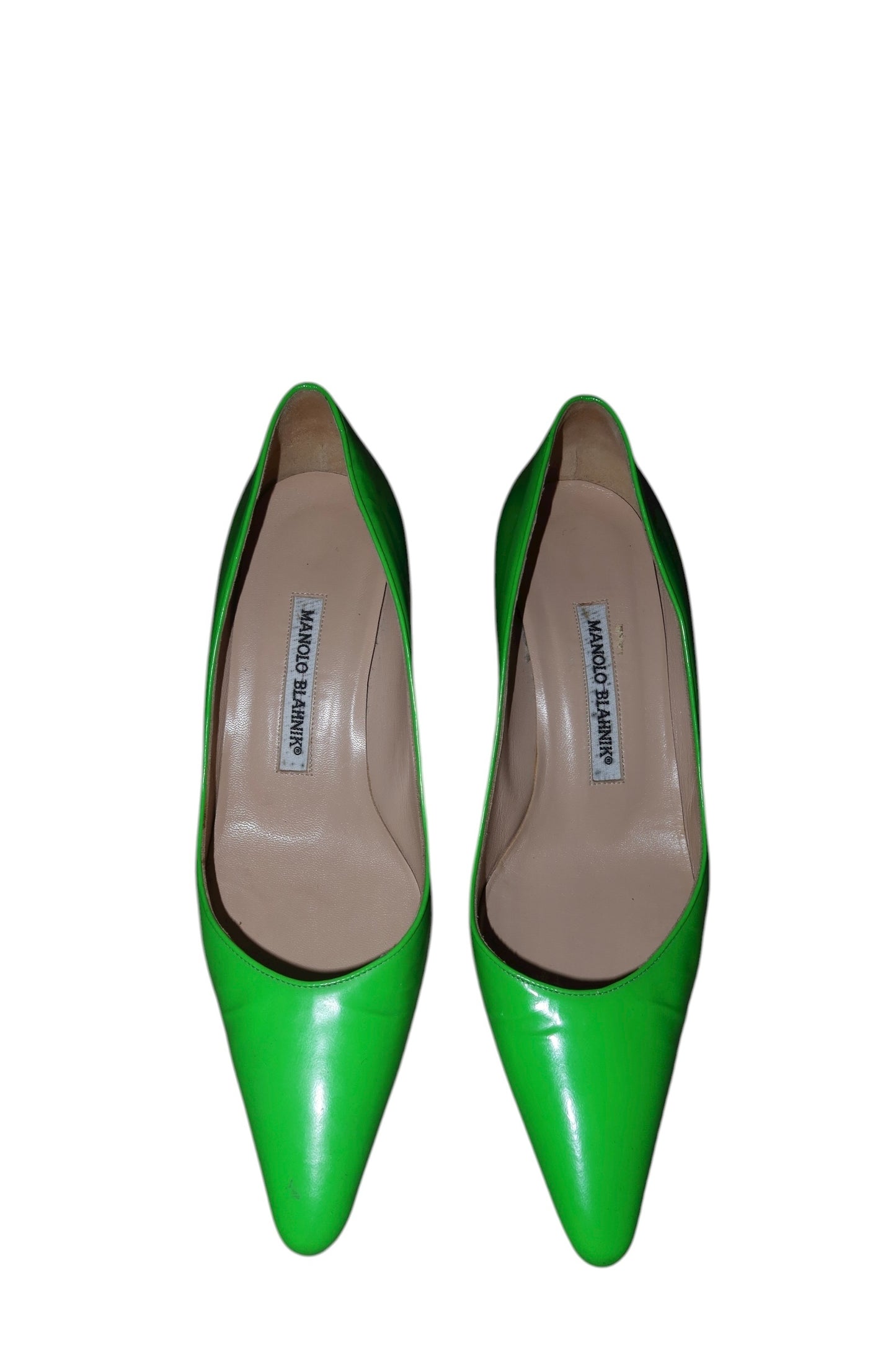 Manolo Blahnik green heels (36.5)