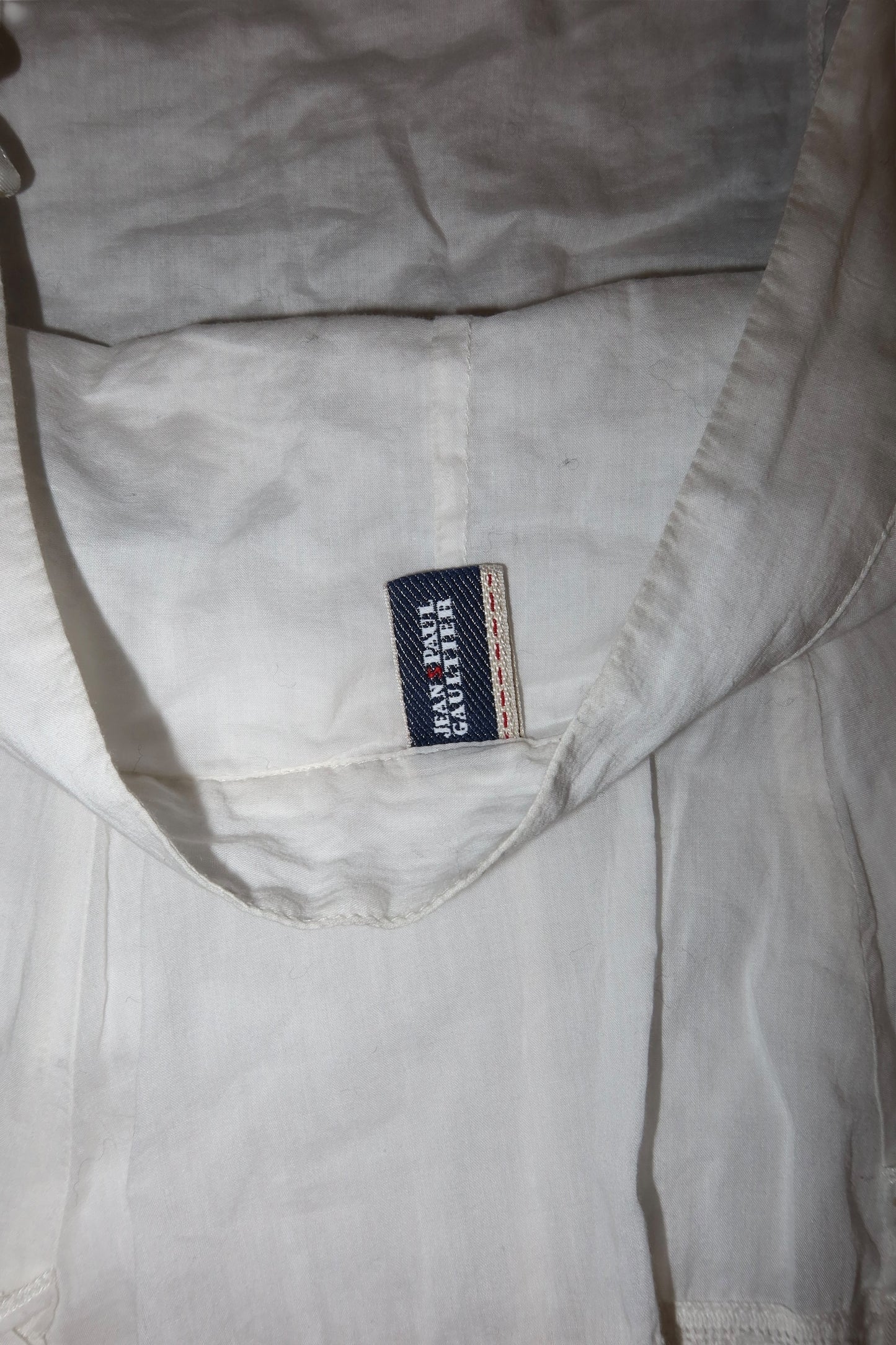 Jean’s Paul Gaultier white ruffle skirt