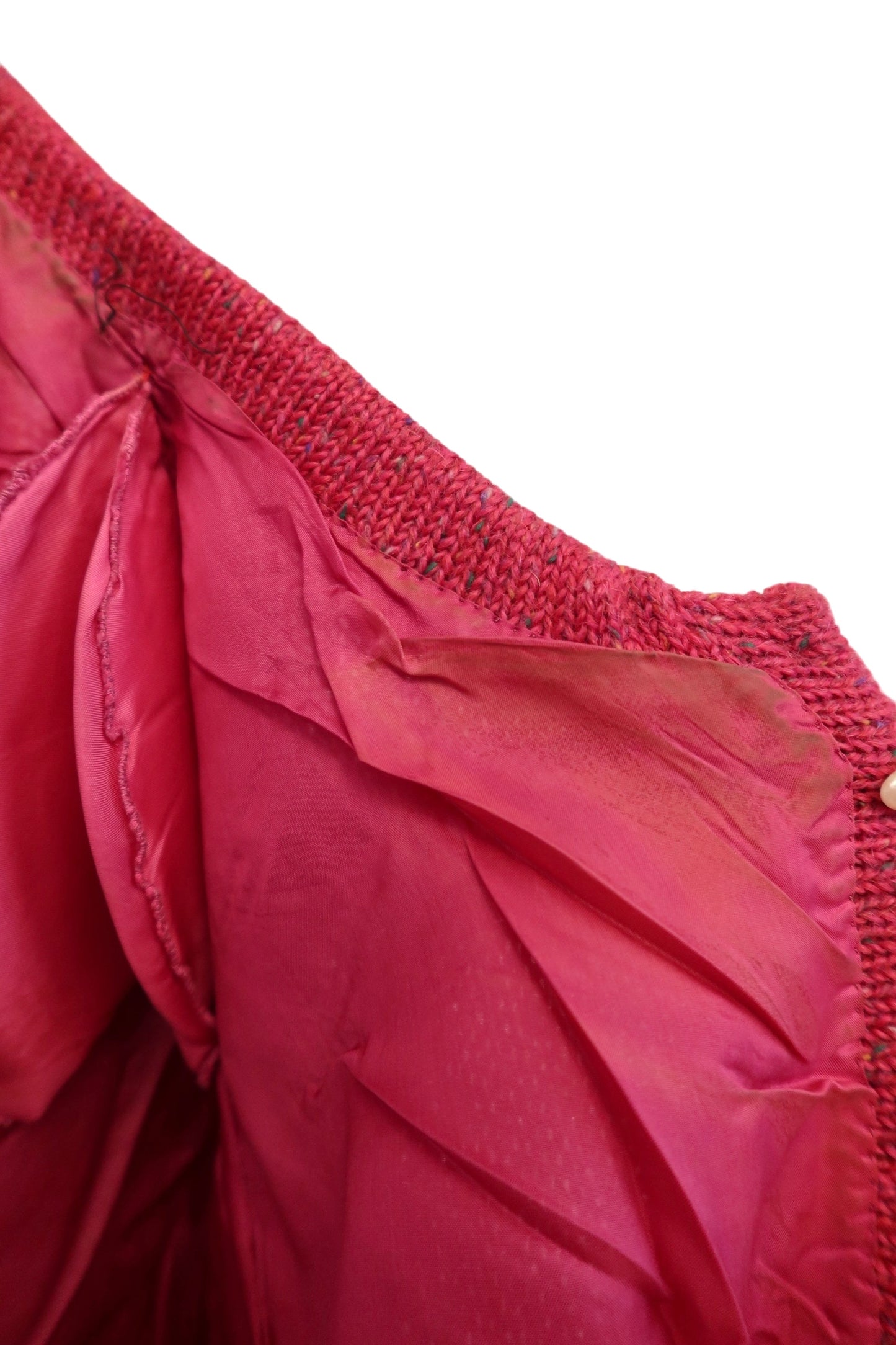 Valentino 80’s pink wool cardigan