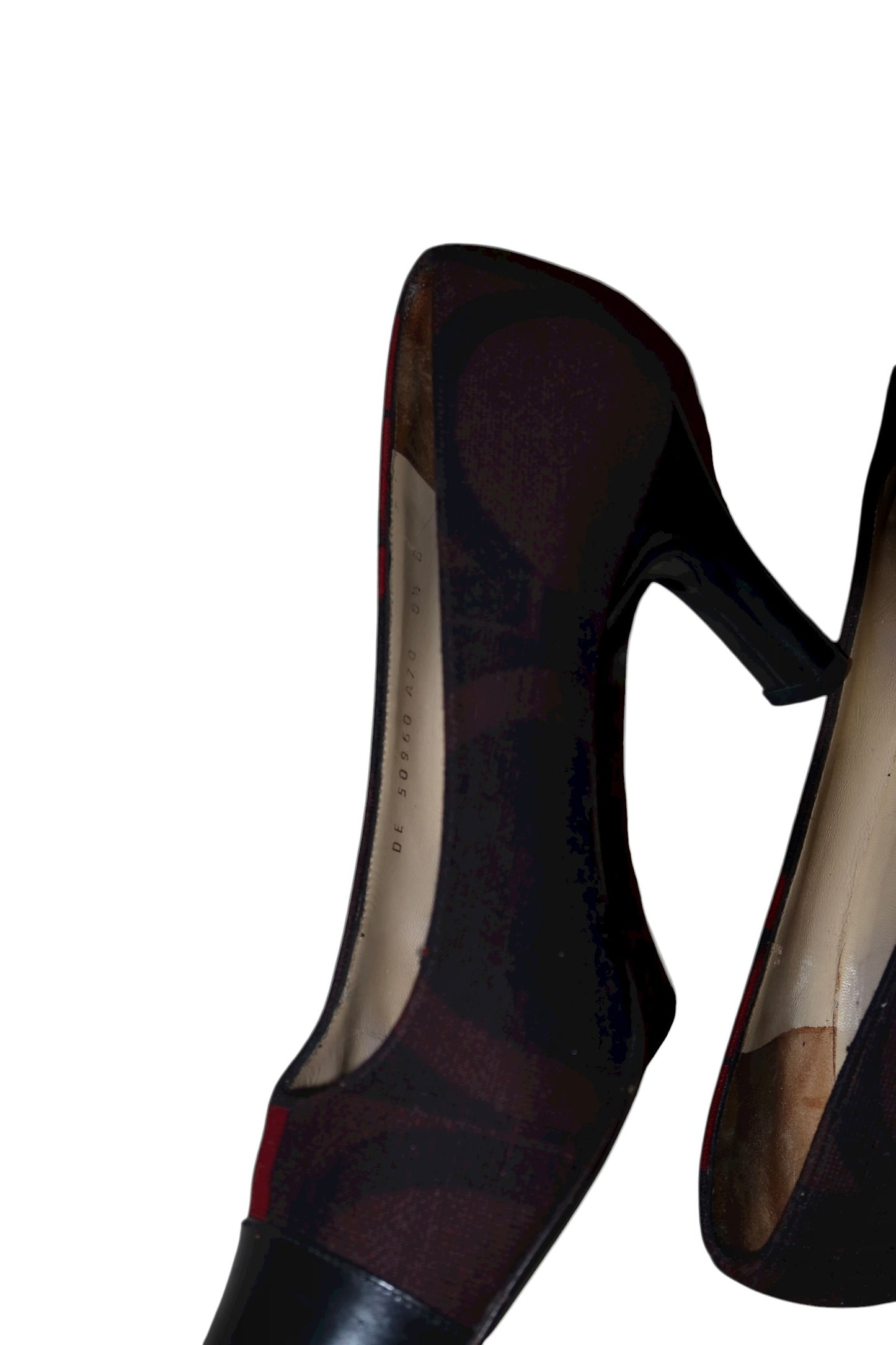 Ferragamo multi color logo print pumps (8.5)
