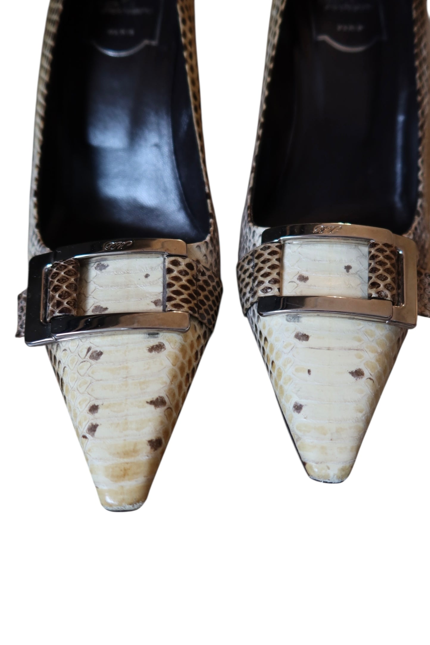 Roger Vivier python skin heels (38)