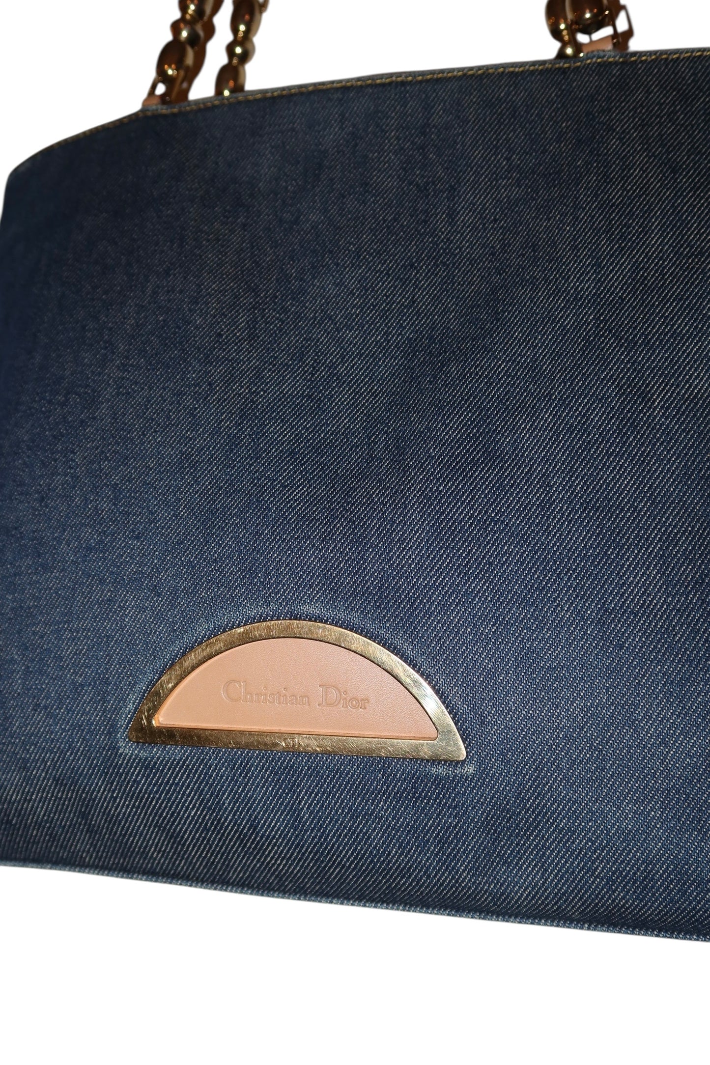 Dior denim tote bag