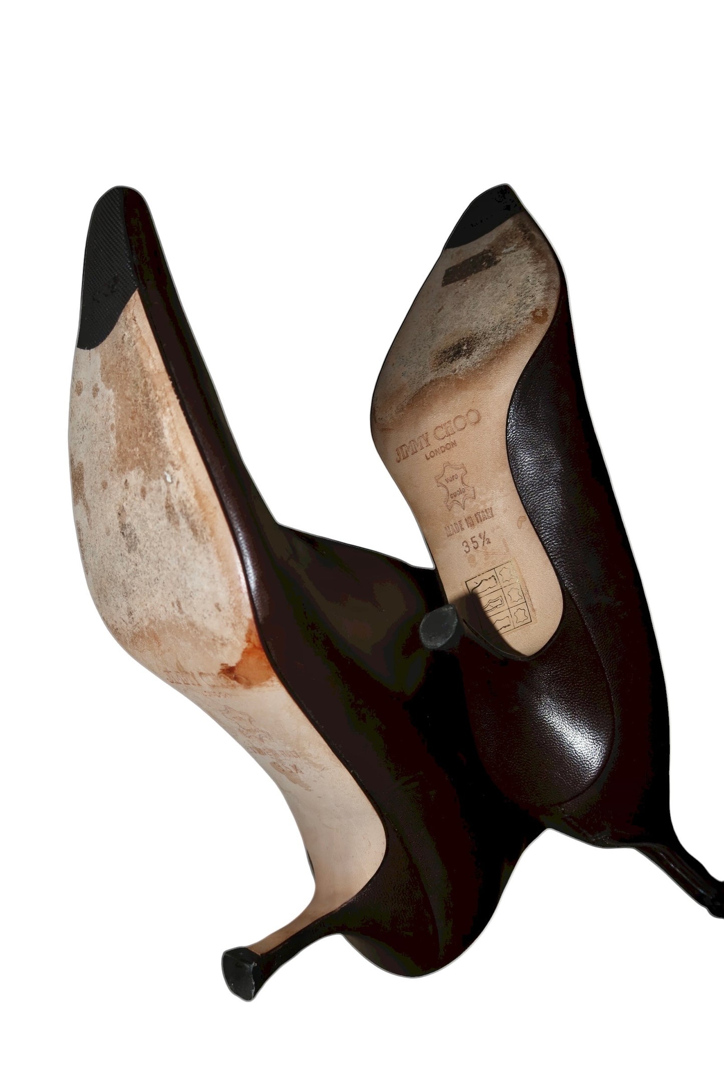 Jimmy Choo dark brown booties (35.5)