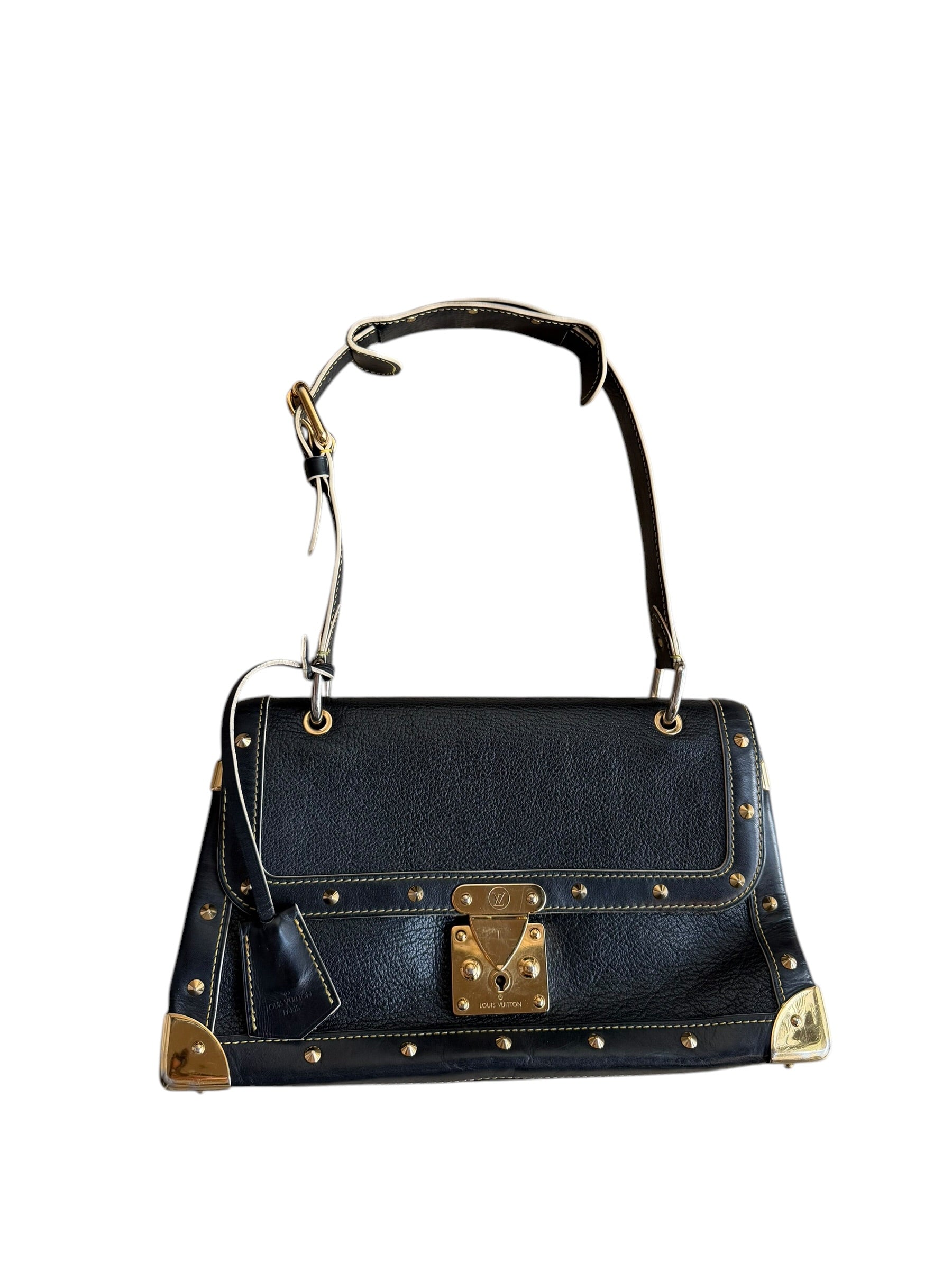 Louis Vuitton black Suhali L Aimable bag