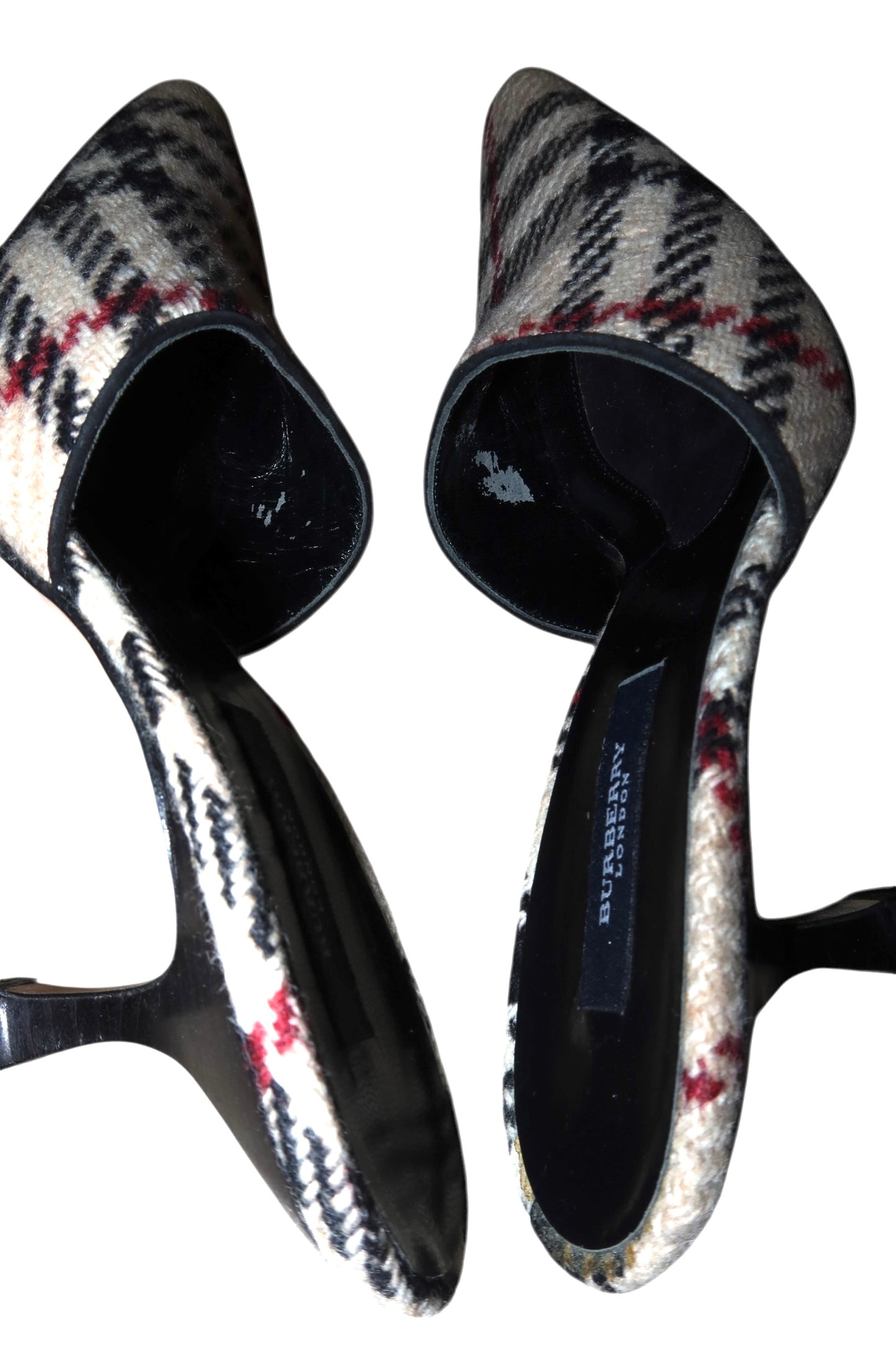 Burberry nova check mules (6M)