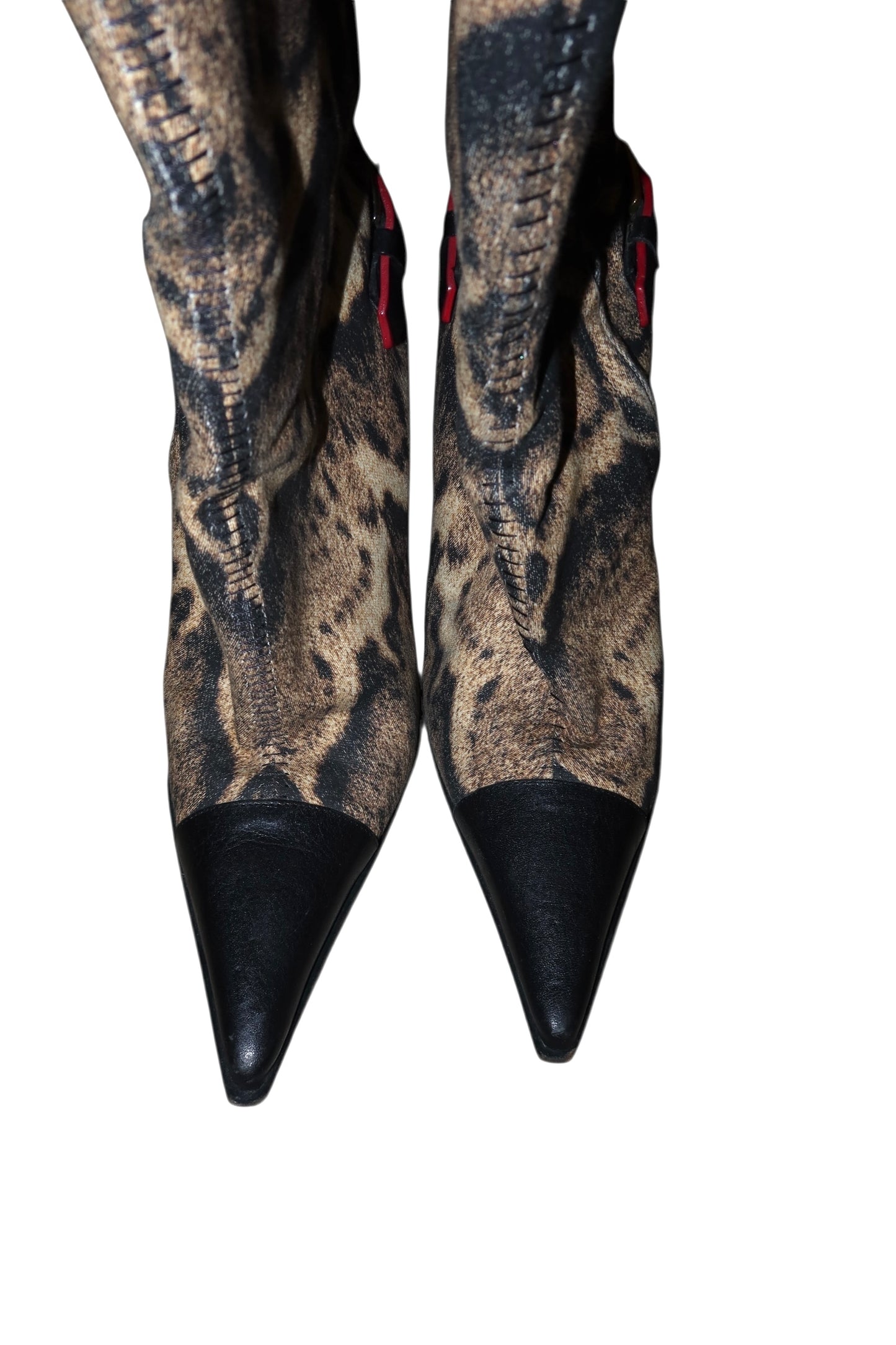Roberto Cavalli Leopard boots (37)
