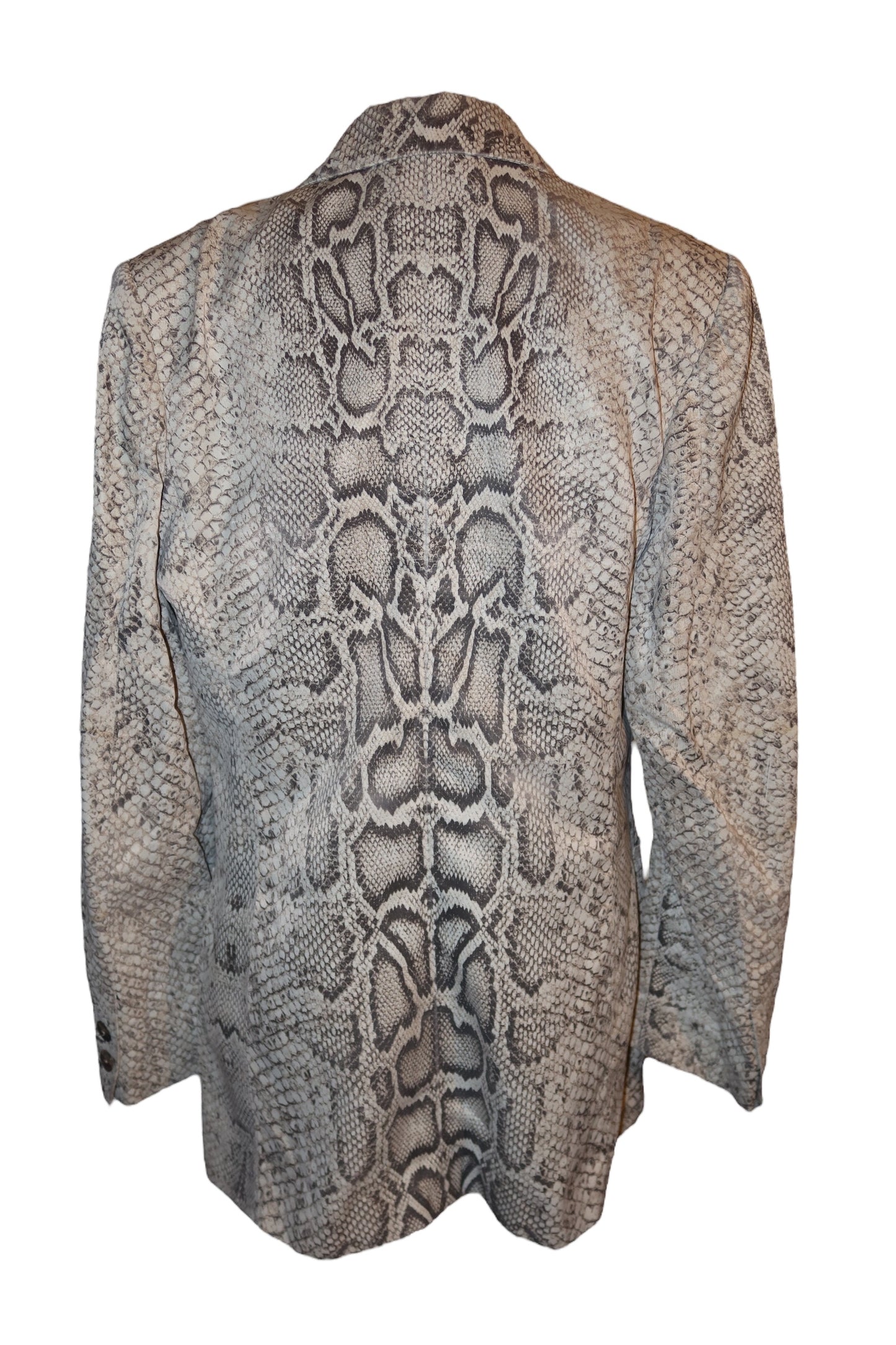 Roberto Cavalli python print blazer (L)
