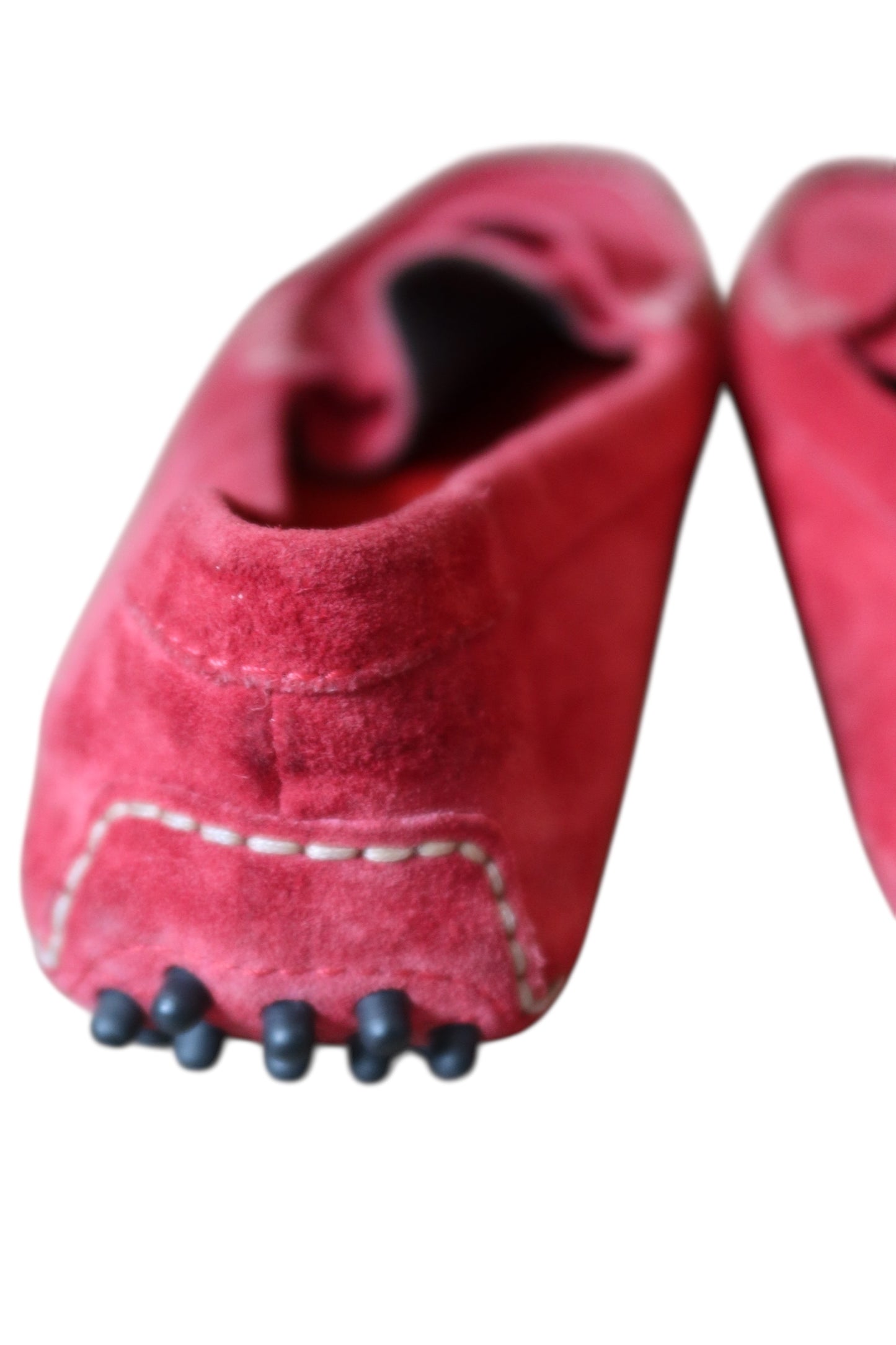 Manolo Blahnik red loafers (39)