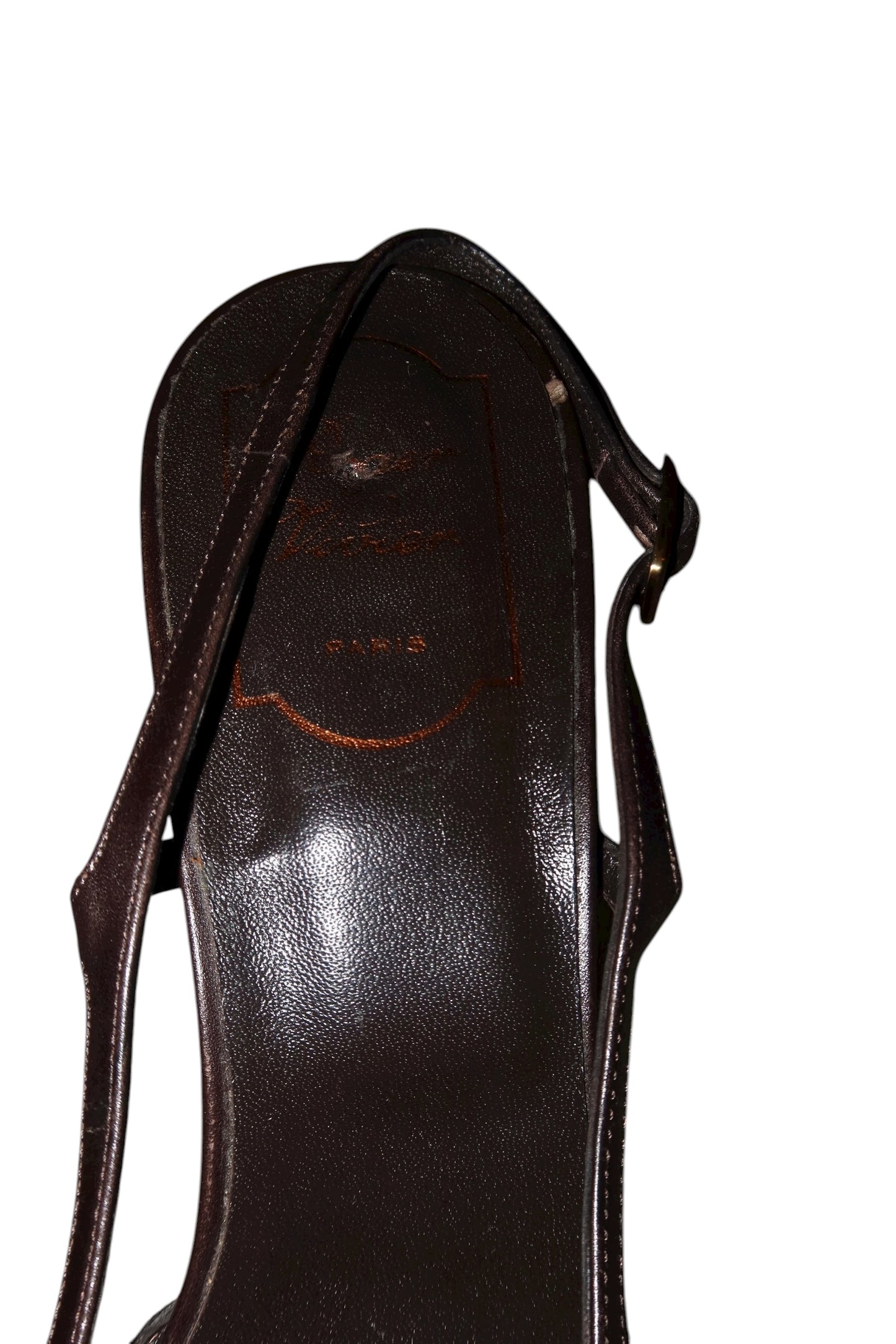 Roger Vivier giraffe ponyhair slingback heels (41)