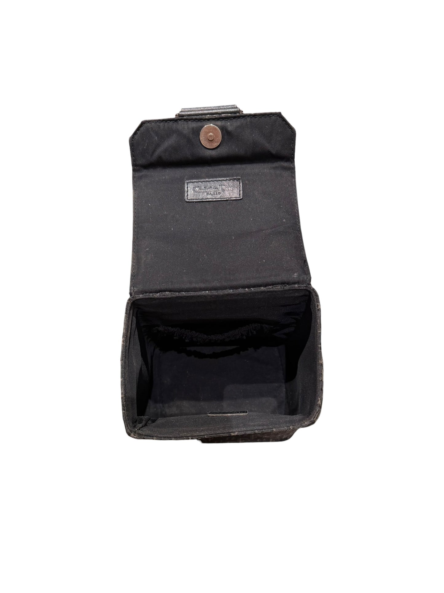 Dior trotter monogram box bag with diorissimo black print