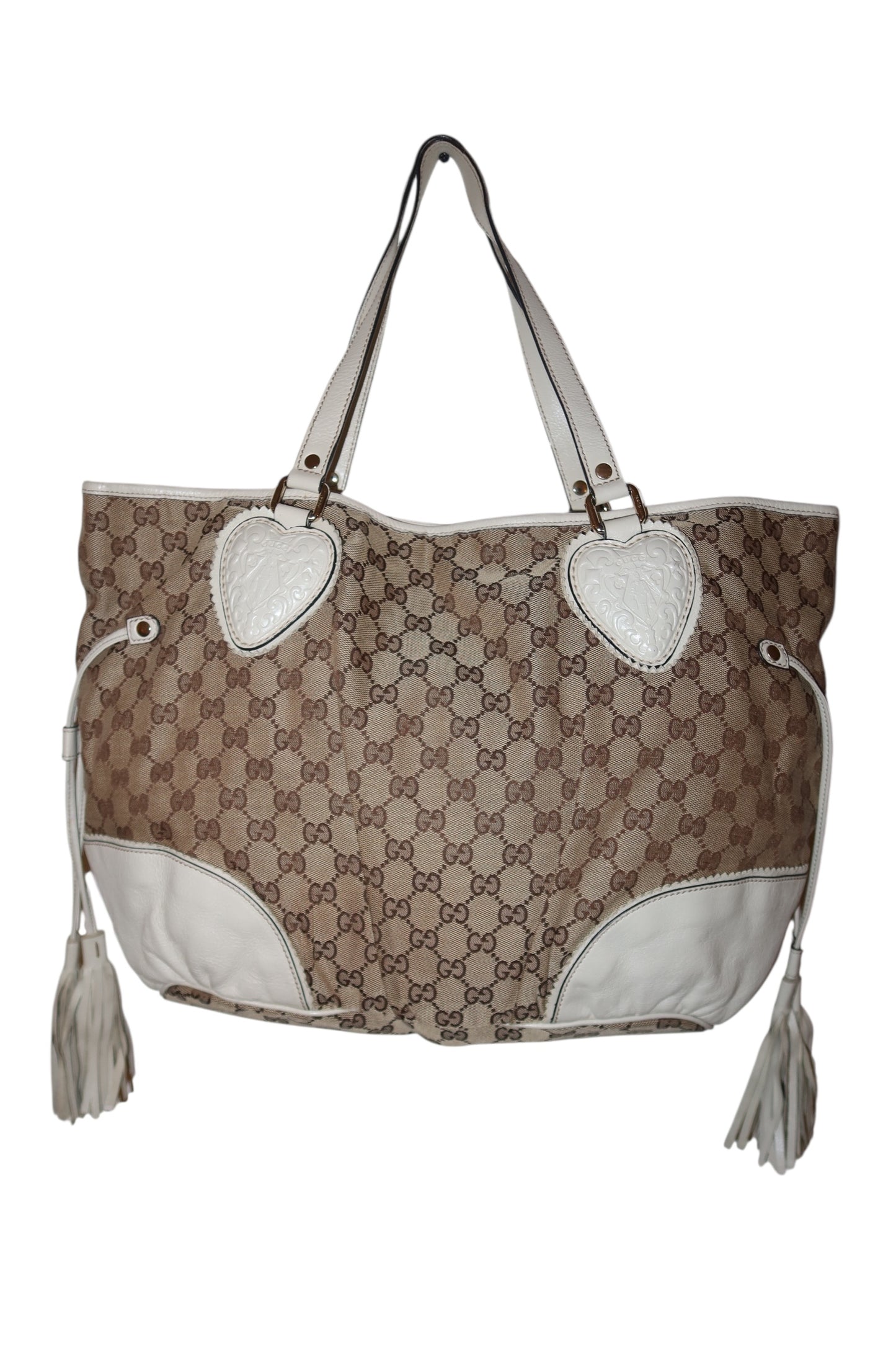 Gucci large white Tribeca tote bag