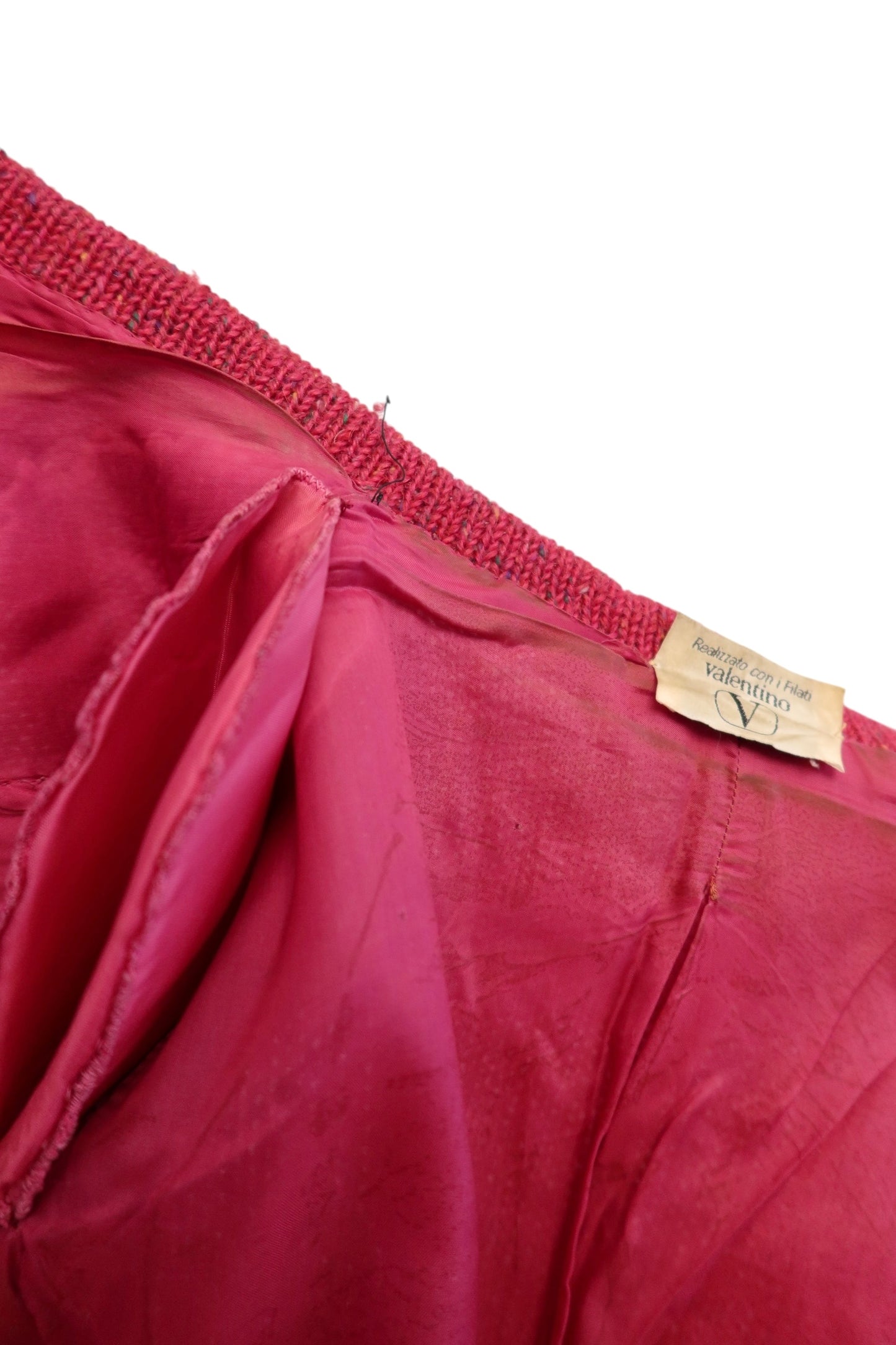 Valentino 80’s pink wool cardigan
