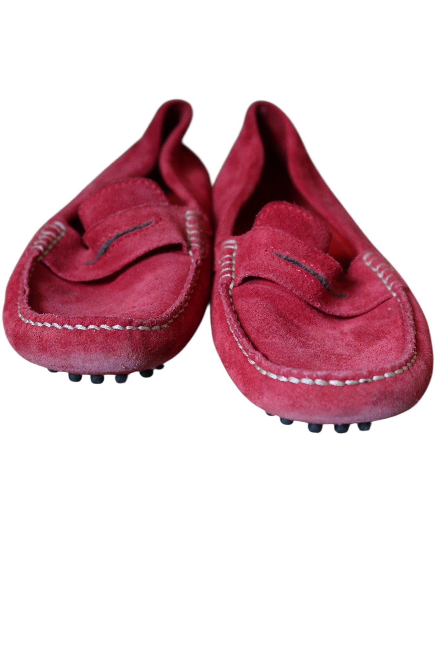 Manolo Blahnik red loafers (39)