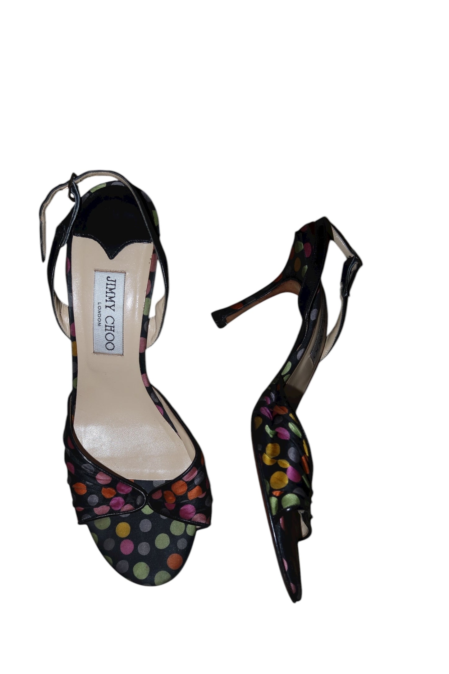 Jimmy Choo multi color polka dot heels (39)