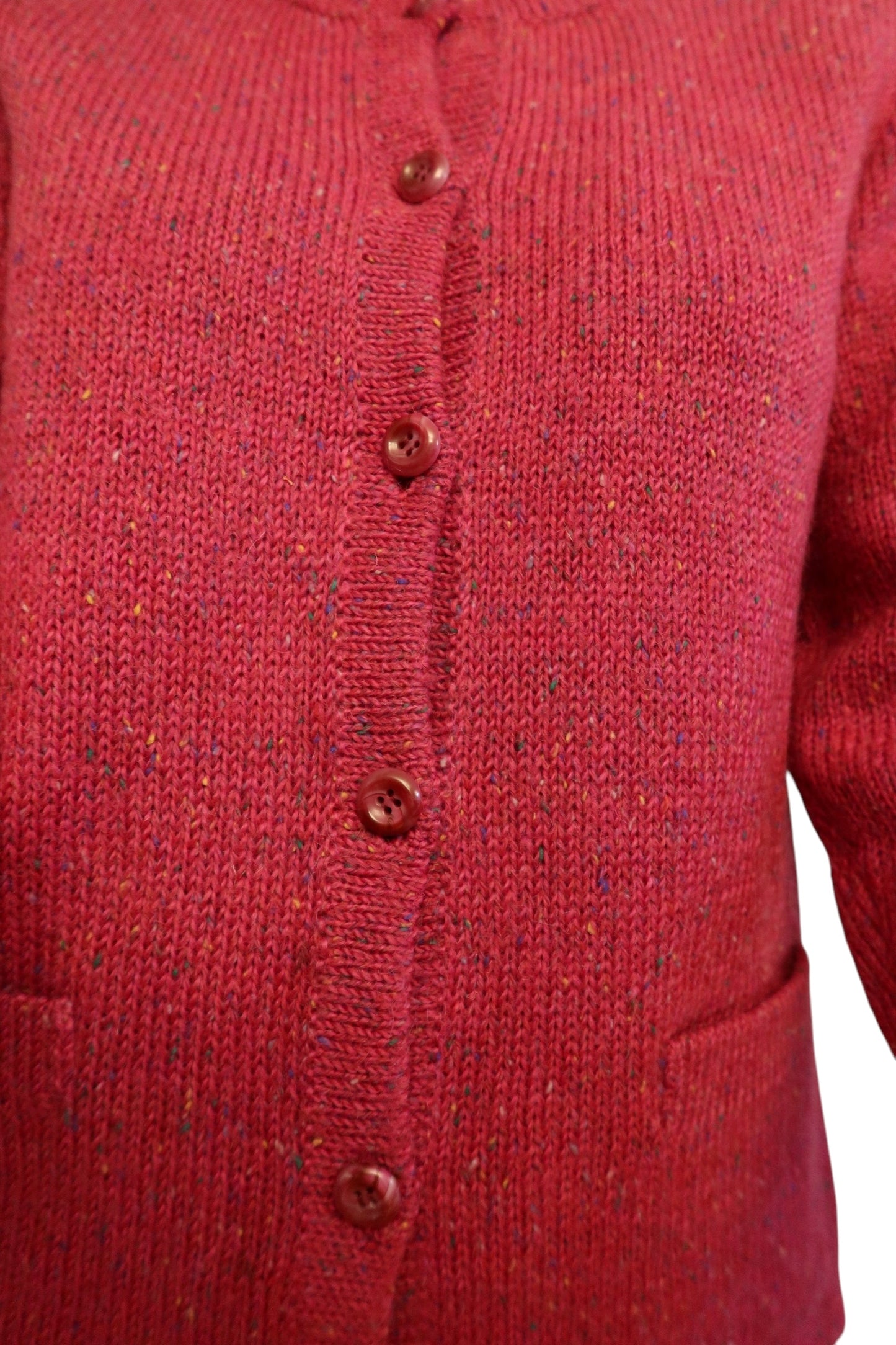 Valentino 80’s pink wool cardigan