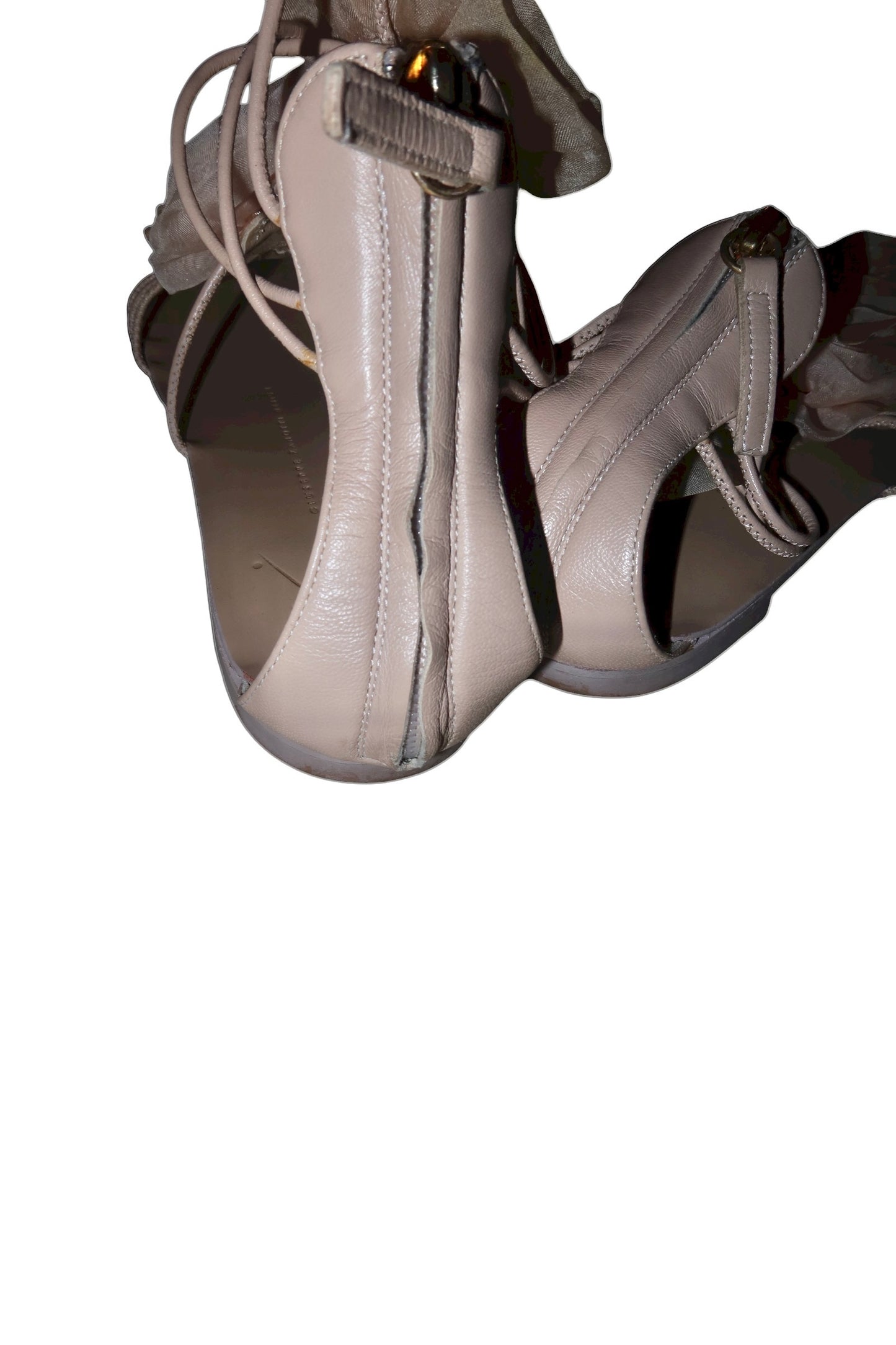 Giuseppe Zanotti pink/nude flowers sandals (37)