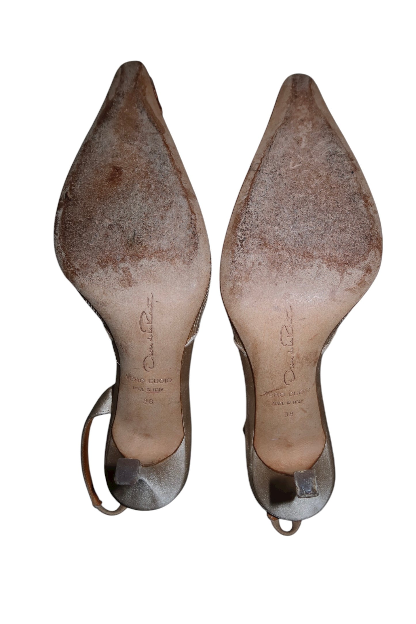 Oscar de la Renta mesh and embroidered flowers heels (38)
