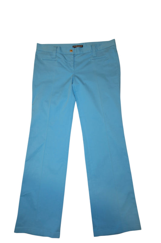 Dolce & Gabbana blue pants with DG rhinestone details