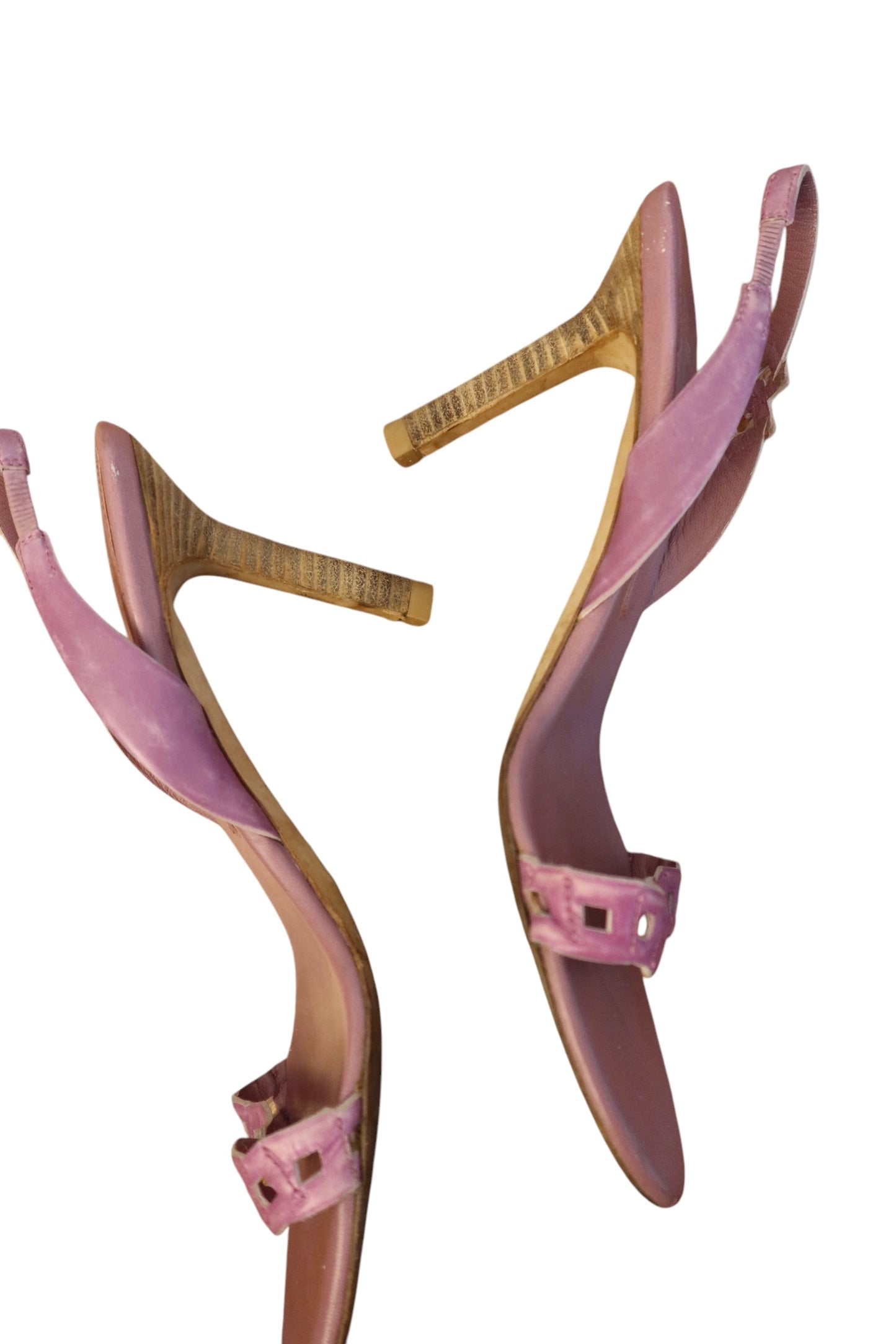 Celine mauve square strappings heels (39)