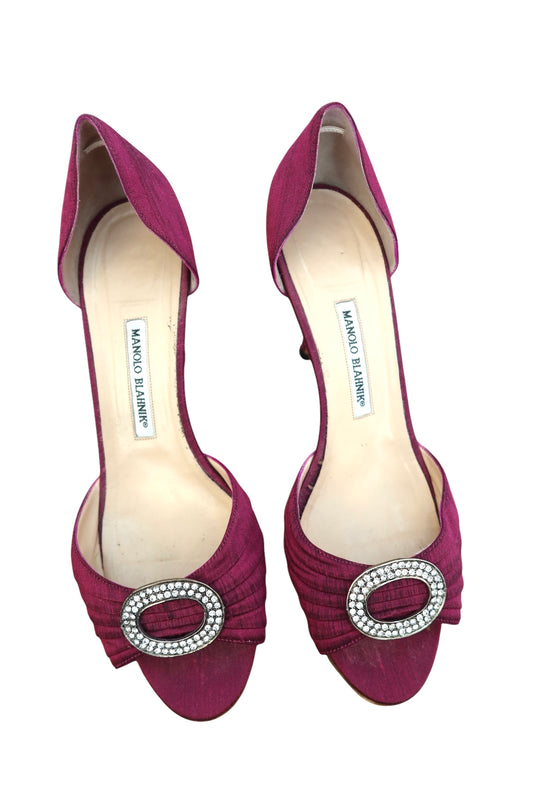 Manolo Blahnik Sedaraby embellished heels (42)