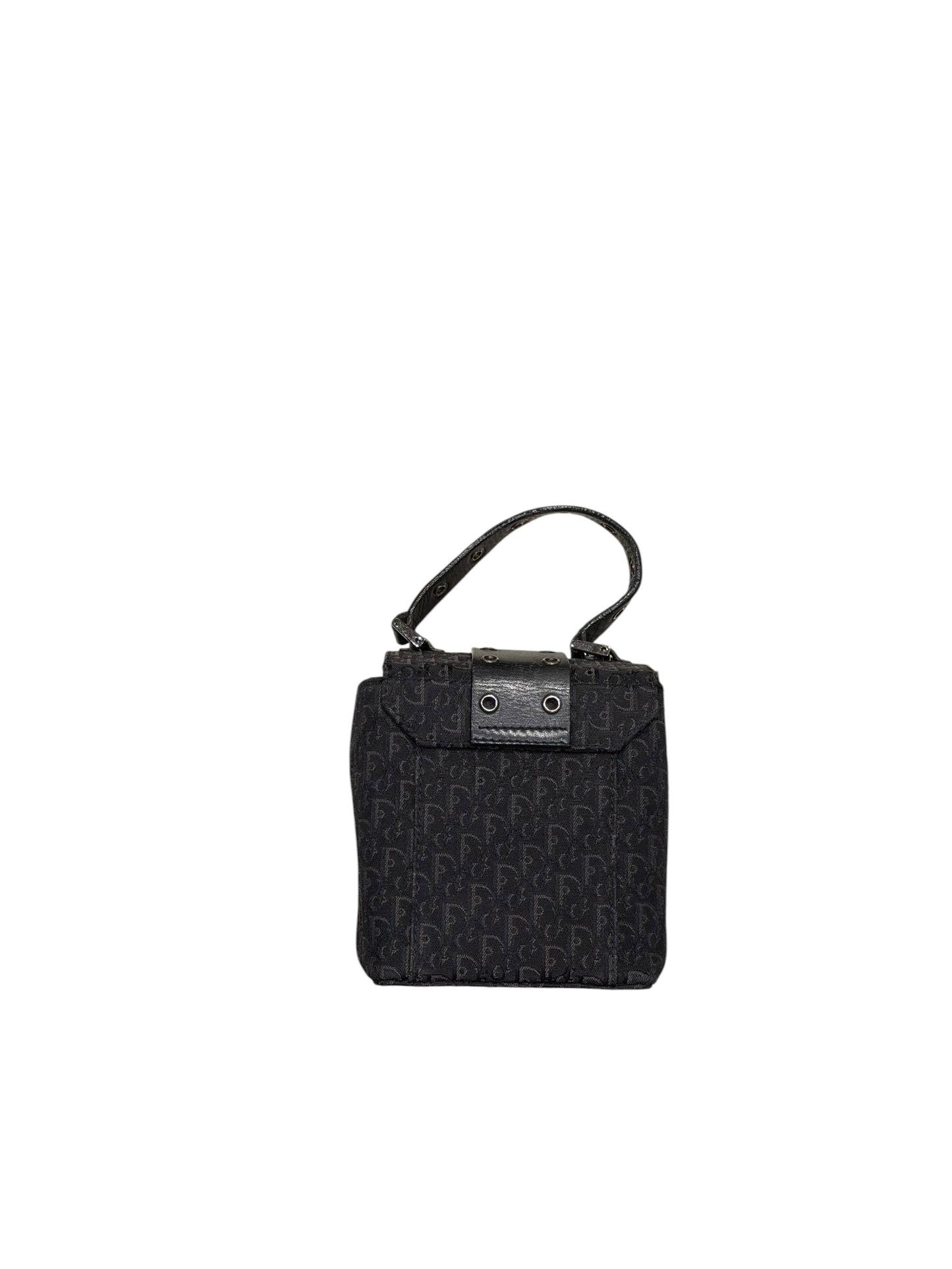 Dior trotter monogram box bag with diorissimo black print