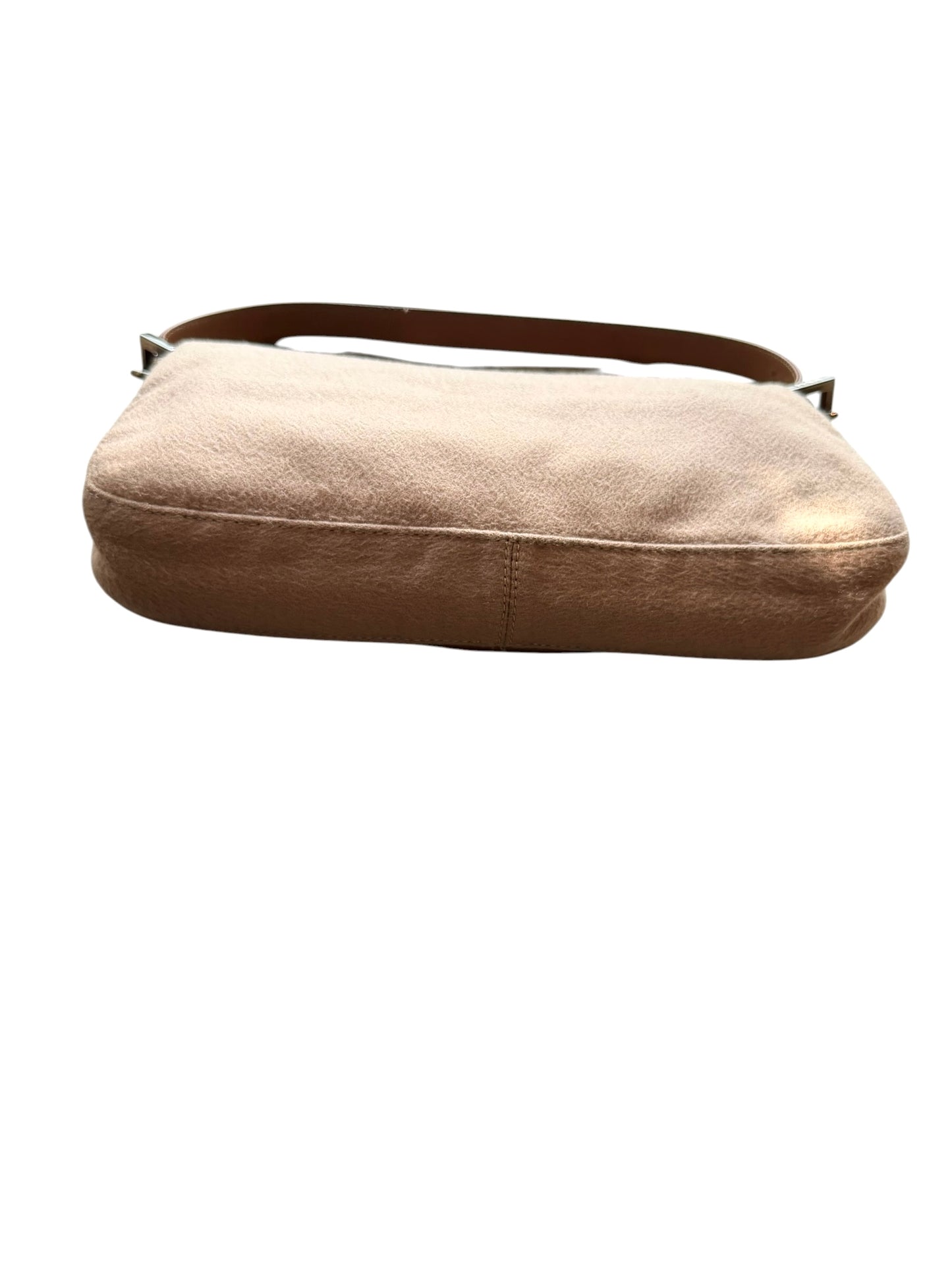 Fendi brown cashmere baguette bag