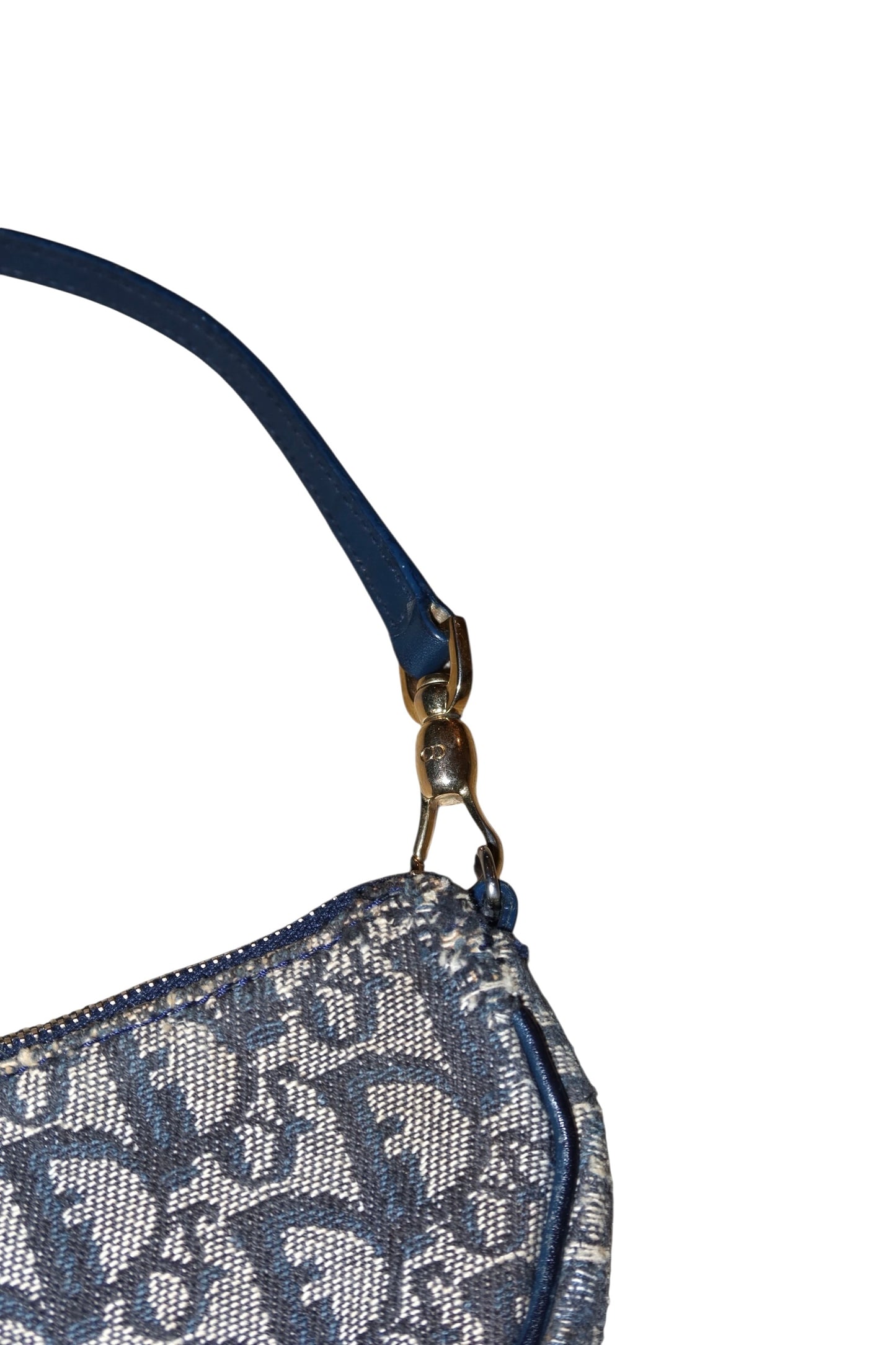 Dior blue diorissimo monogram saddle bag