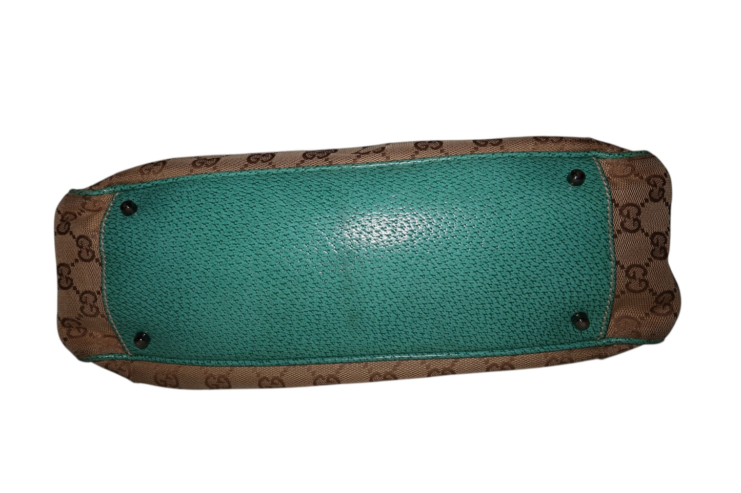 Gucci shoulder bag with turquoise leather detail